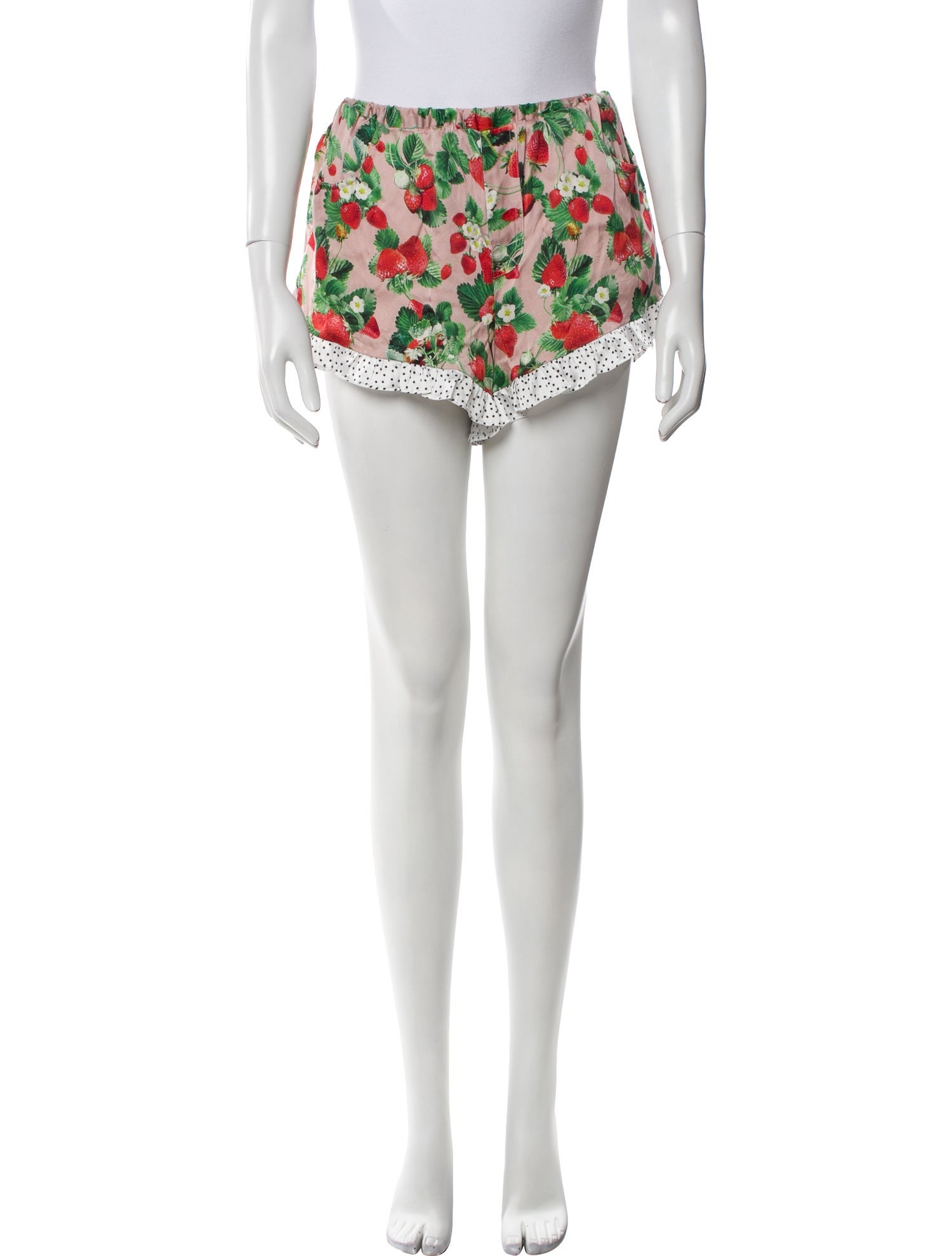 Fleur Du Mal Silk Floral Print Pajamas