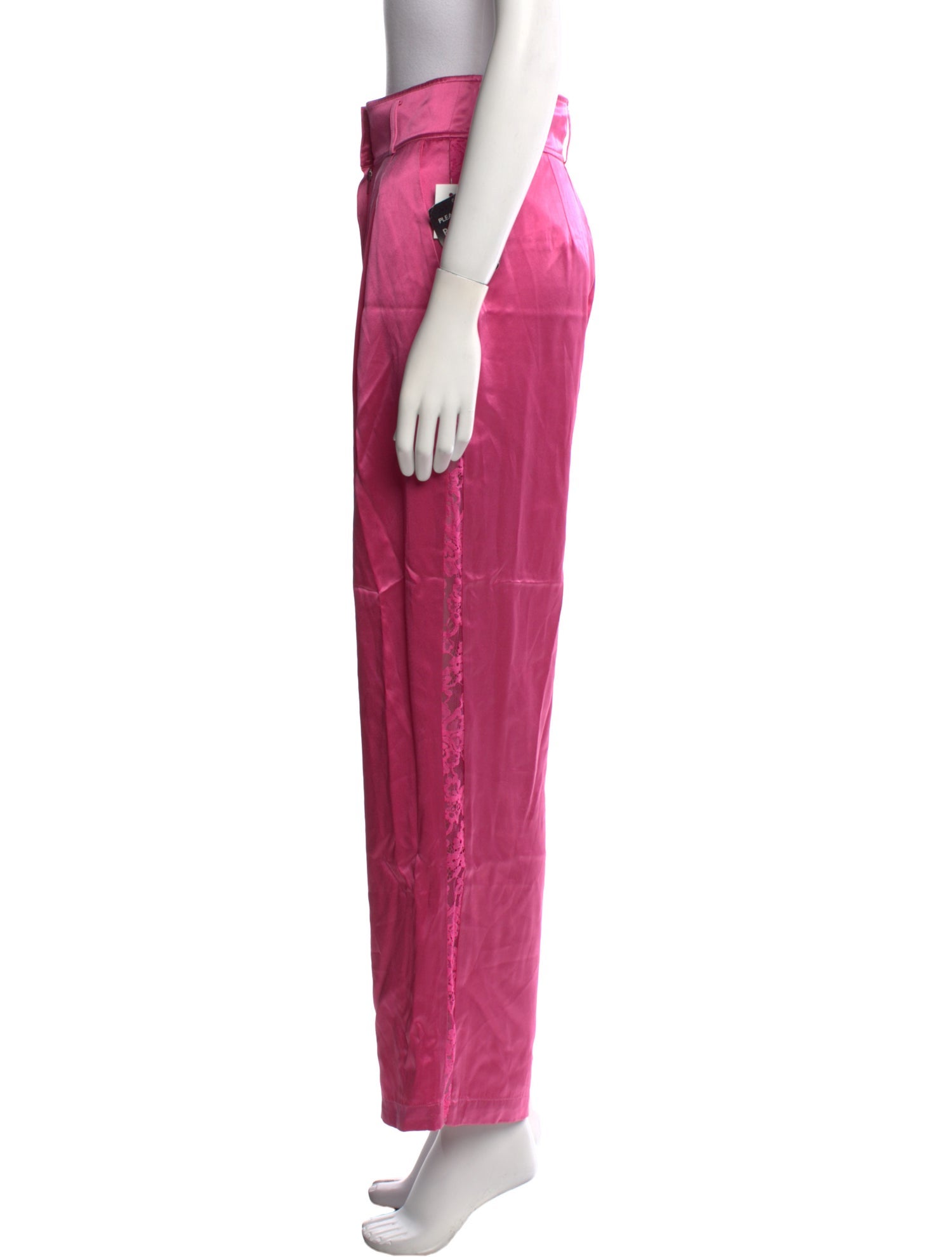 Fleur Du Mal Silk Wide Leg Pants