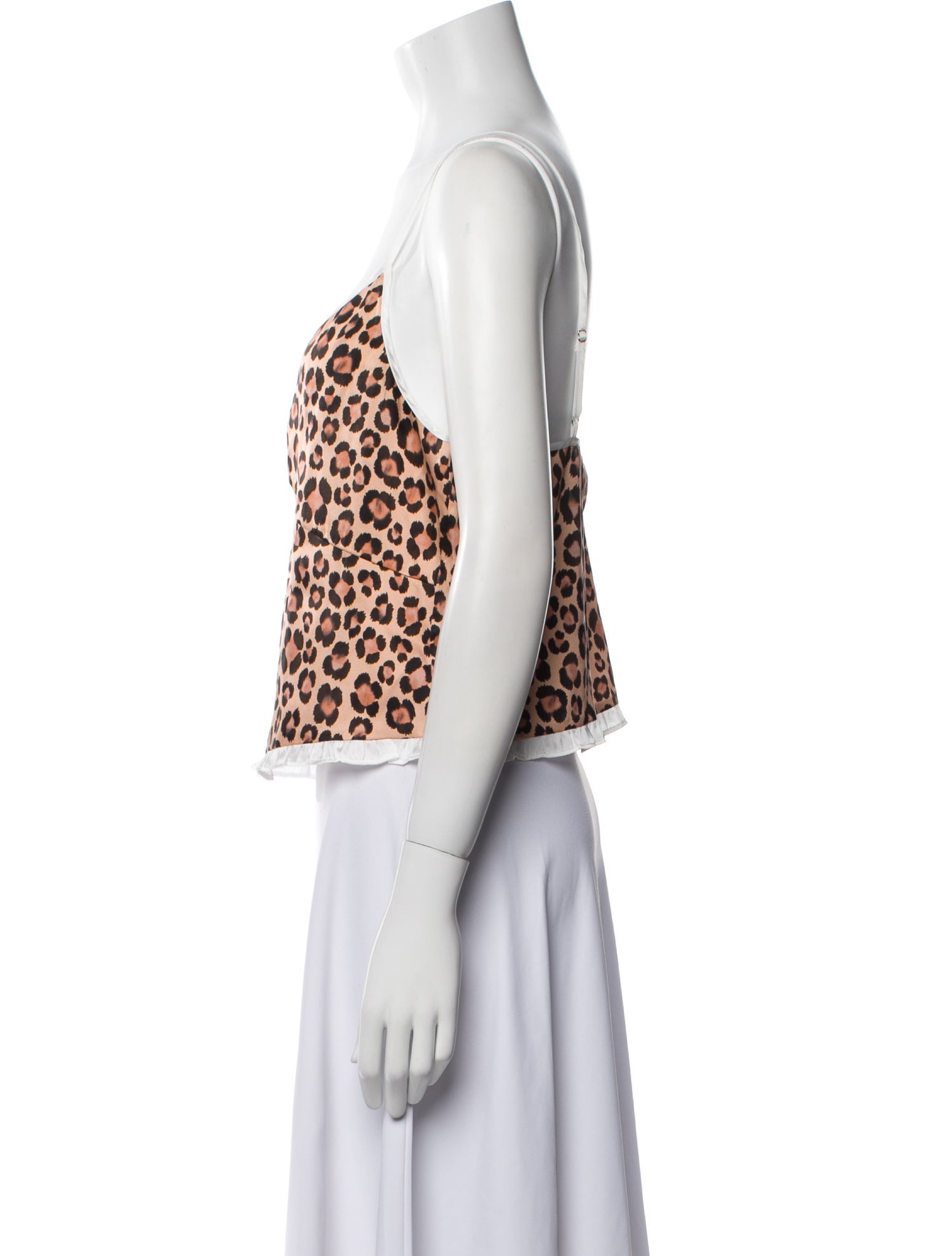 Fleur Du Mal Silk Animal Print Pajamas