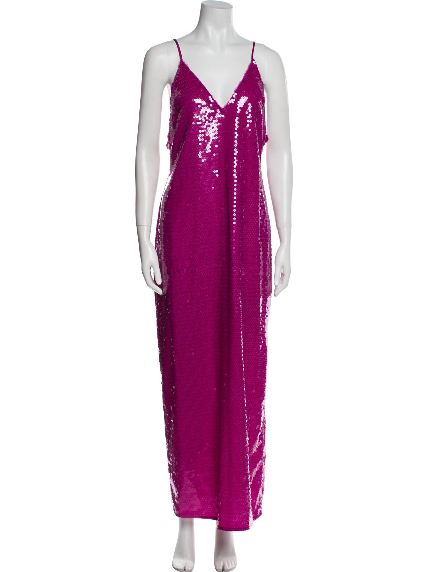 Fleur Du Mal V-Neck Long Dress
