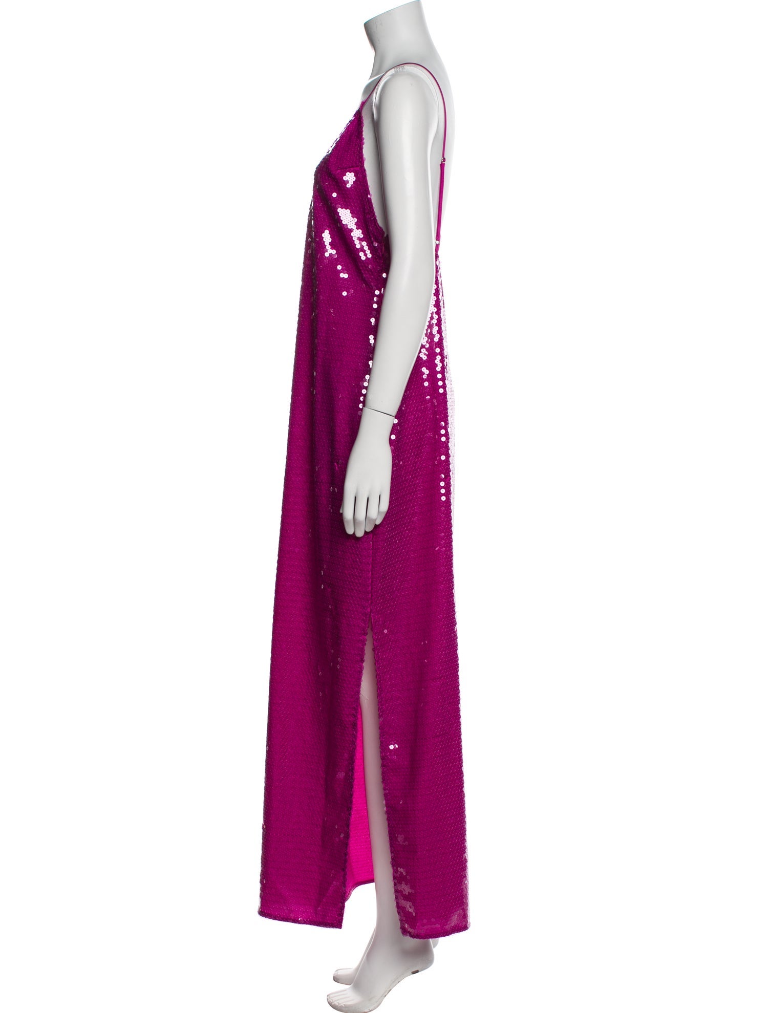 Fleur Du Mal V-Neck Long Dress