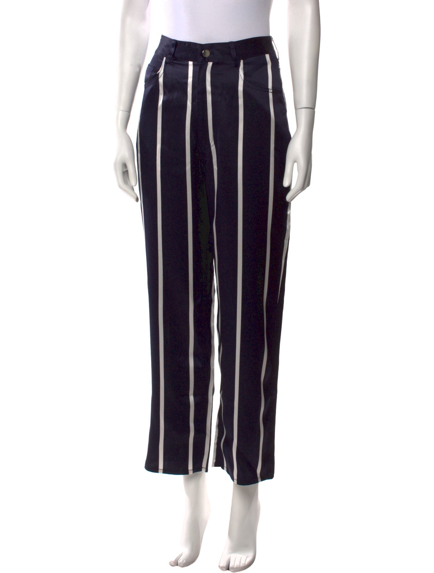 Fleur Du Mal Silk Straight Leg Pants w/ Tags