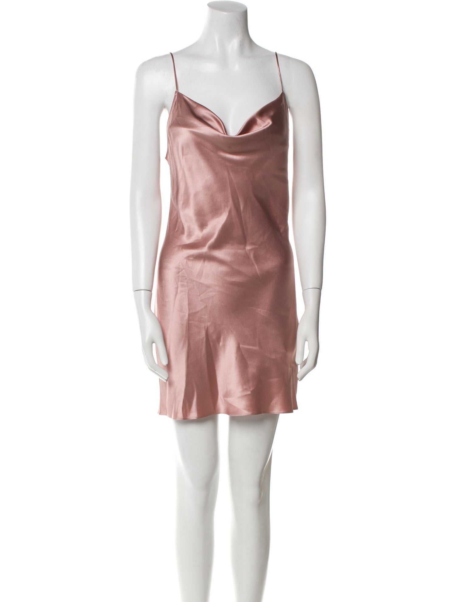 Fleur Du Mal Silk Mini Dress