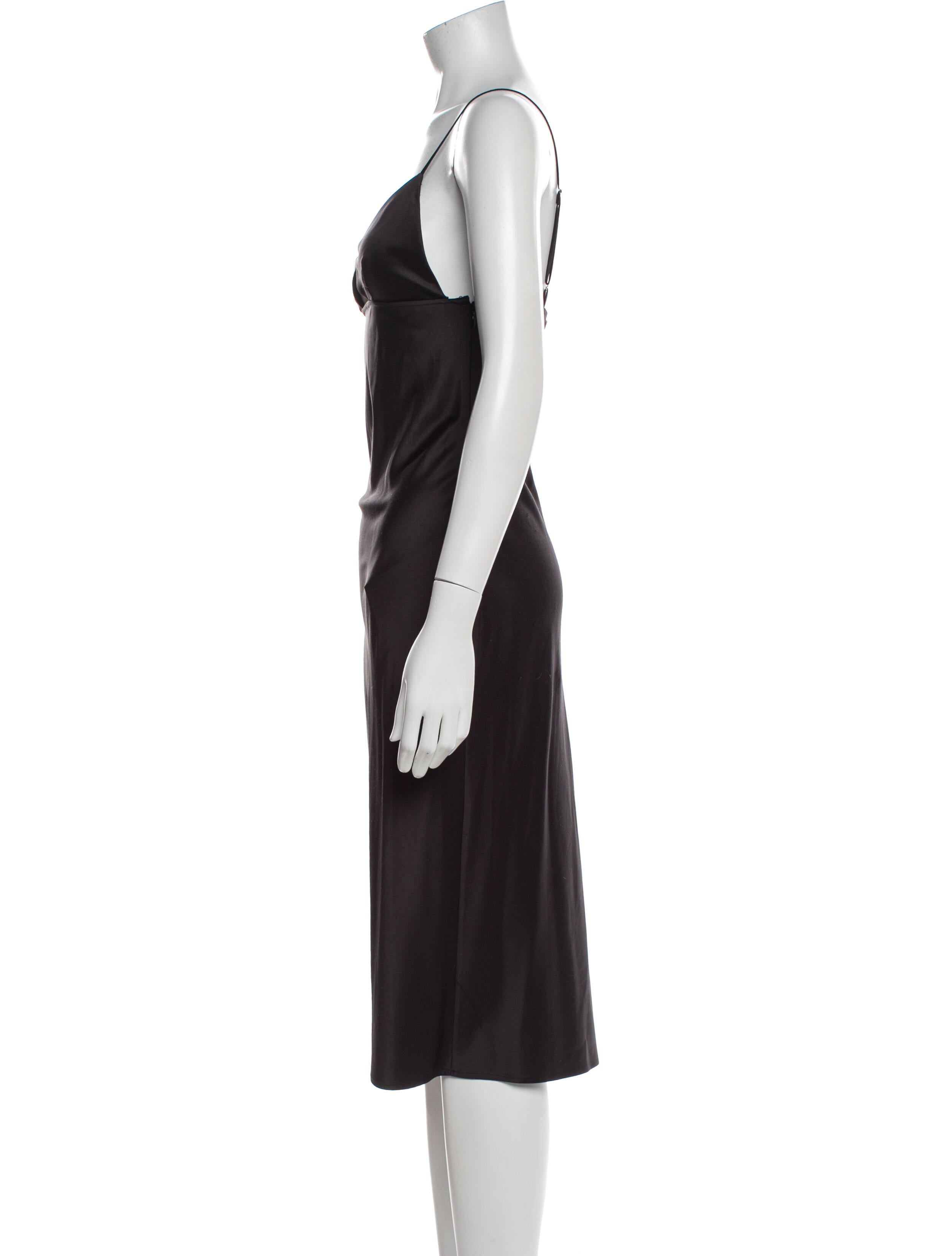 Fleur Du Mal V-Neck Midi Length Dress