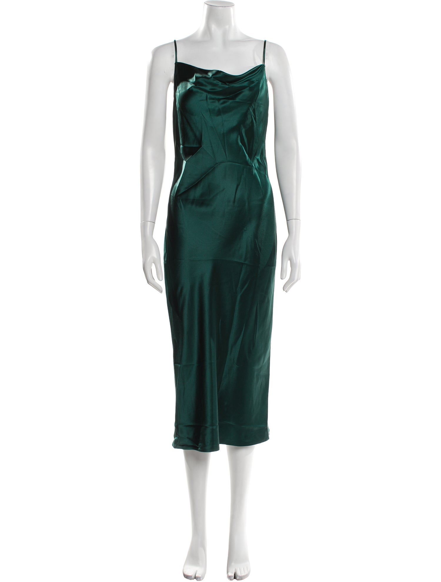 Fleur Du Mal Silk Midi Length Dress