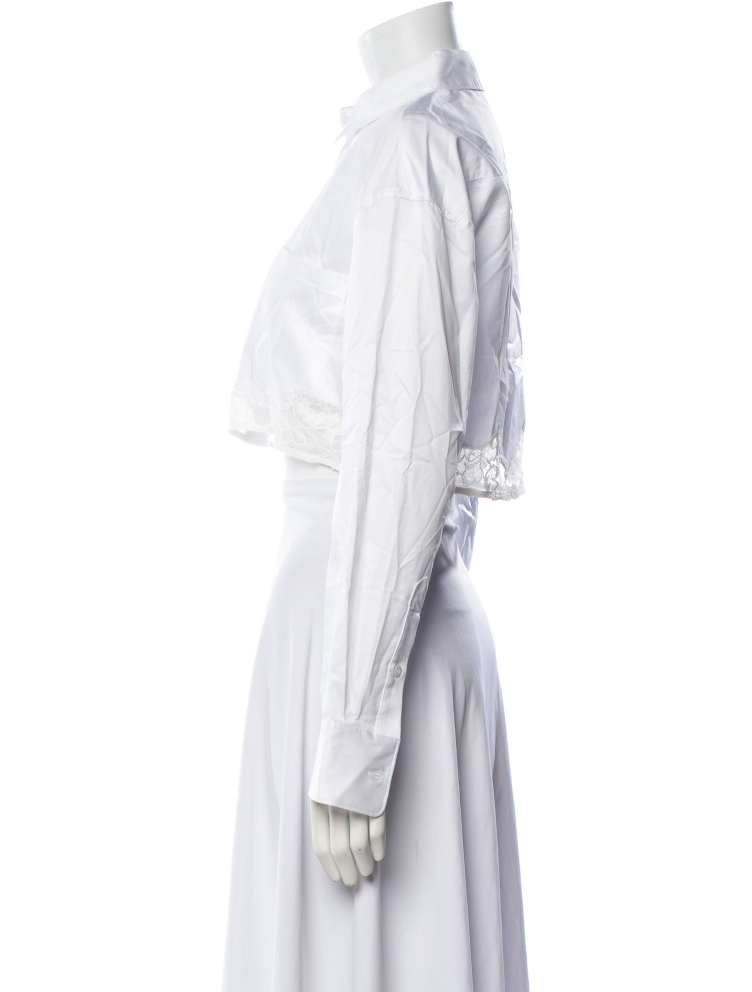 Fleur Du Mal Long Sleeve Crop Top w/ Tags