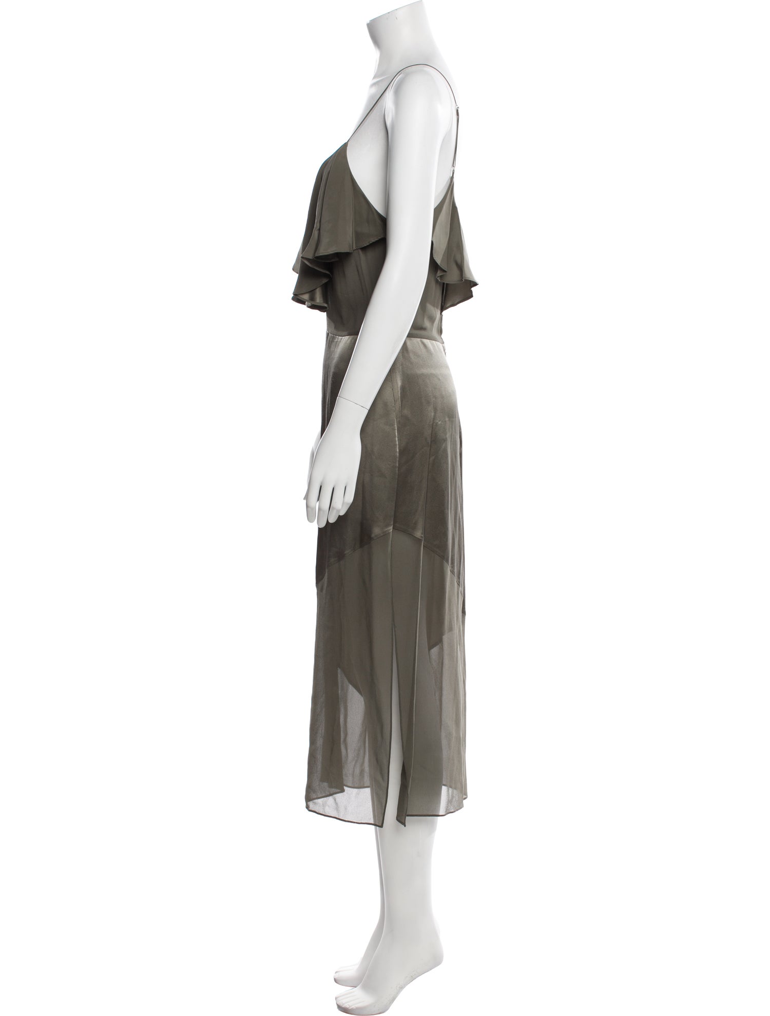 Fleur Du Mal Silk Long Dress