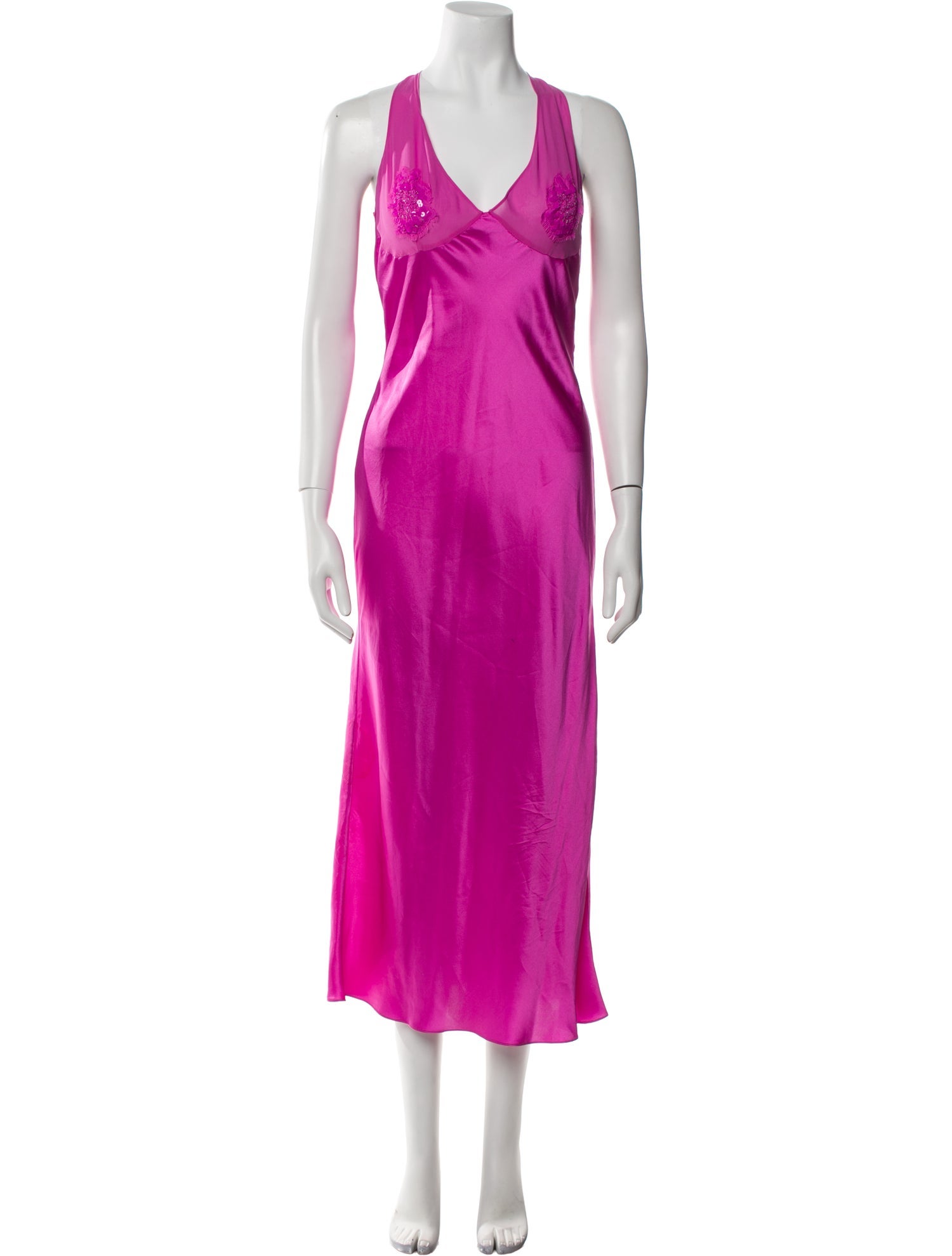 Fleur Du Mal Silk Long Dress