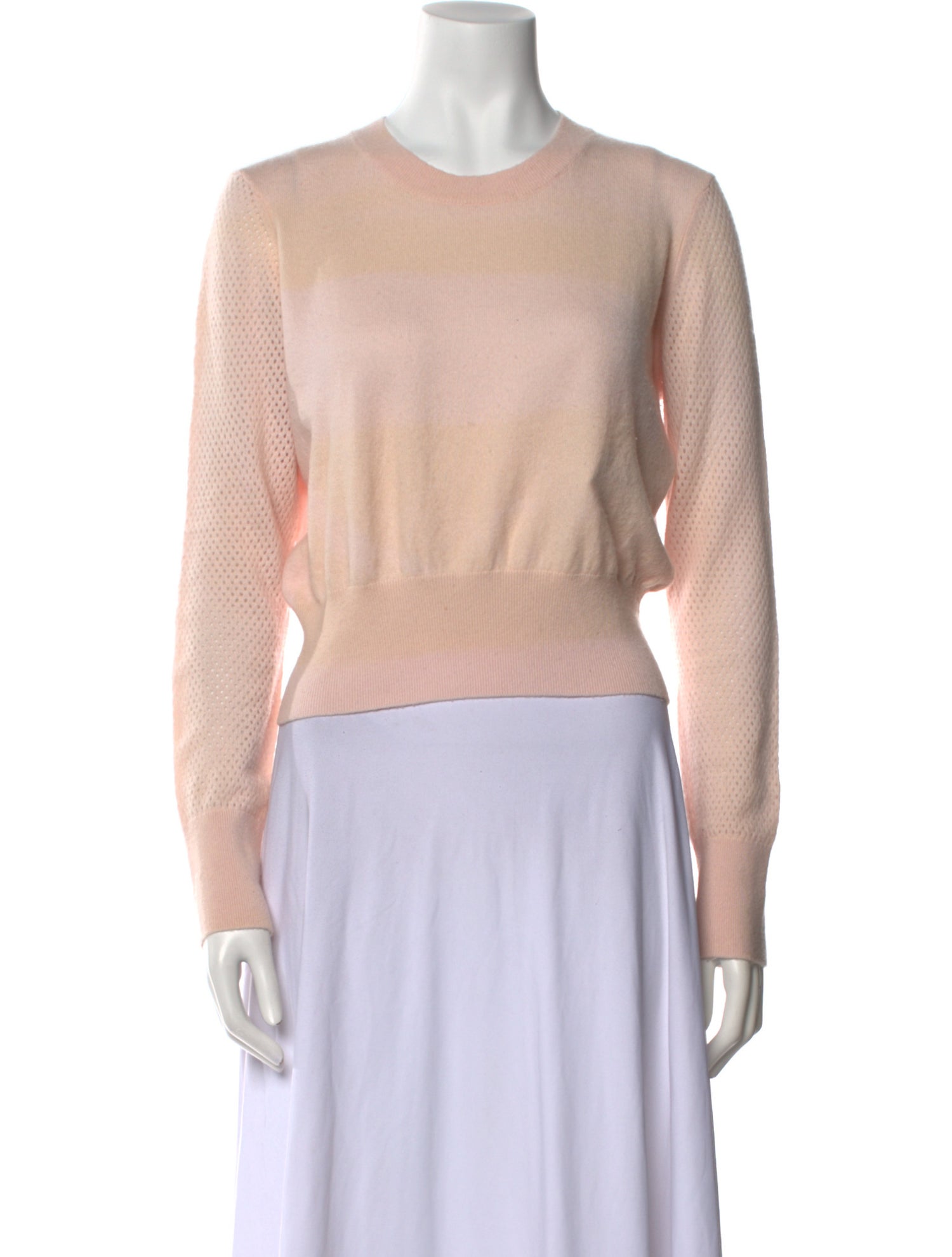 Fleur Du Mal Cashmere Crew Neck Sweater