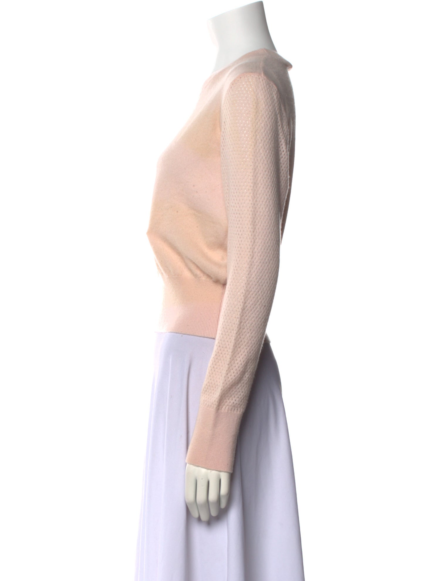 Fleur Du Mal Cashmere Crew Neck Sweater
