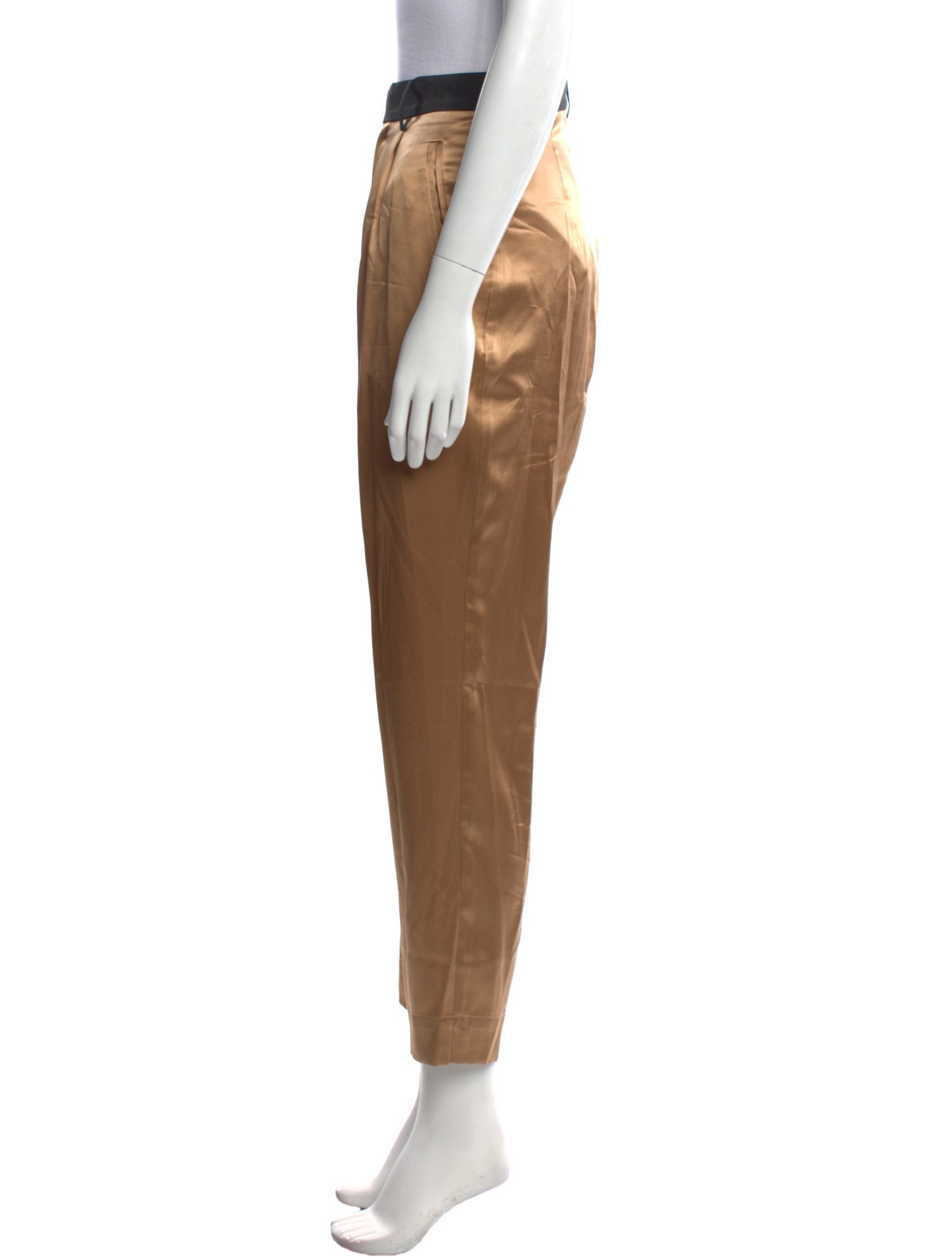 Fleur Du Mal Silk Skinny Leg Pants