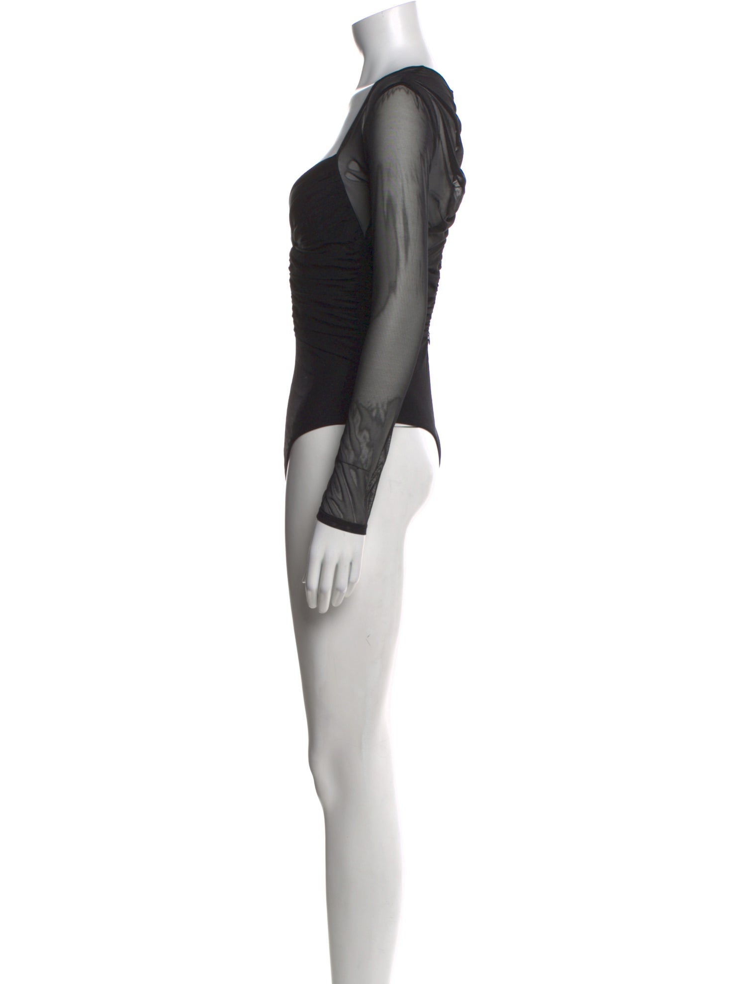 Fleur Du Mal V-Neck Long Sleeve Bodysuit w/ Tags
