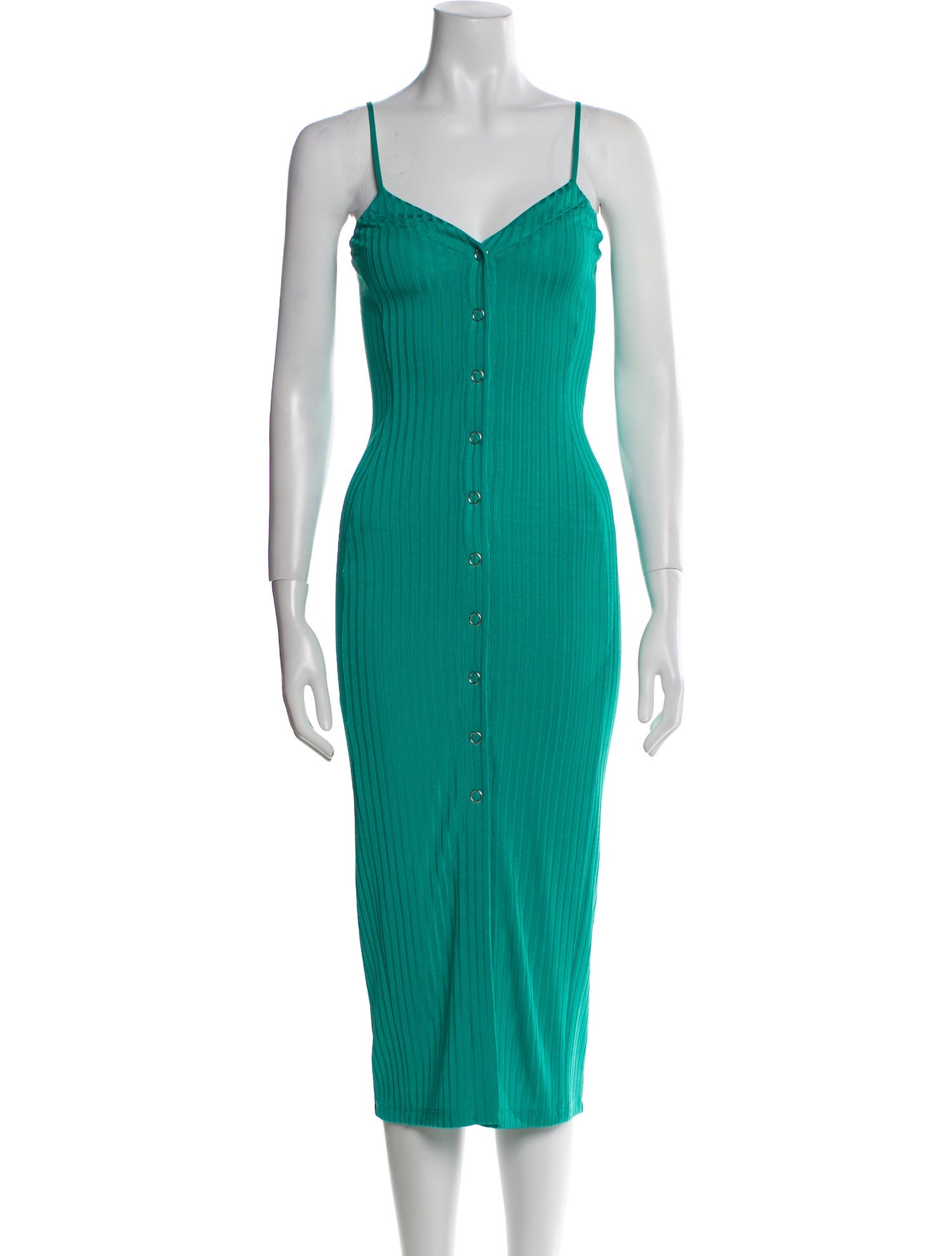 Fleur Du Mal V-Neck Midi Length Dress w/ Tags