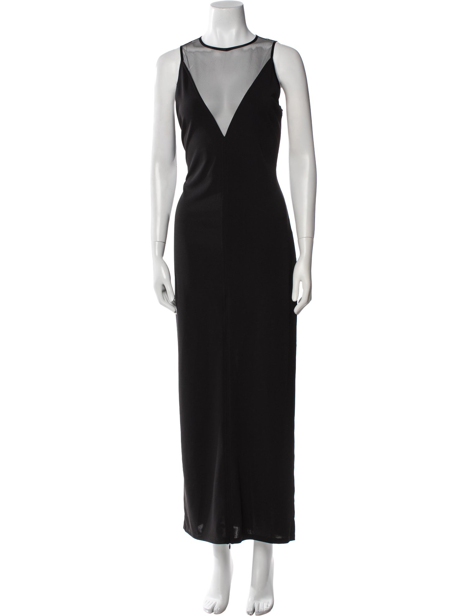 Fleur Du Mal Crew Neck Long Dress