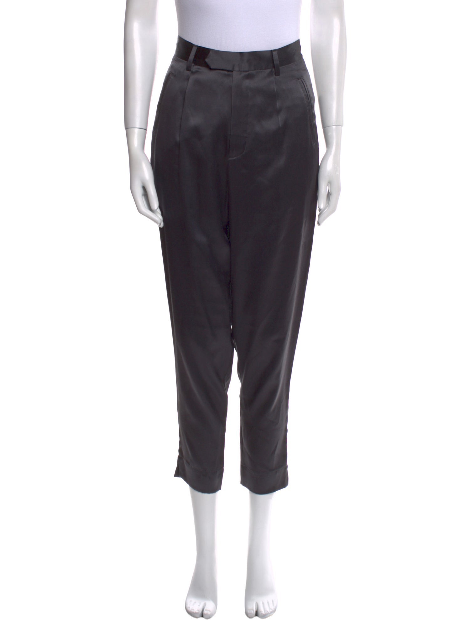 Fleur Du Mal Silk Skinny Leg Pants