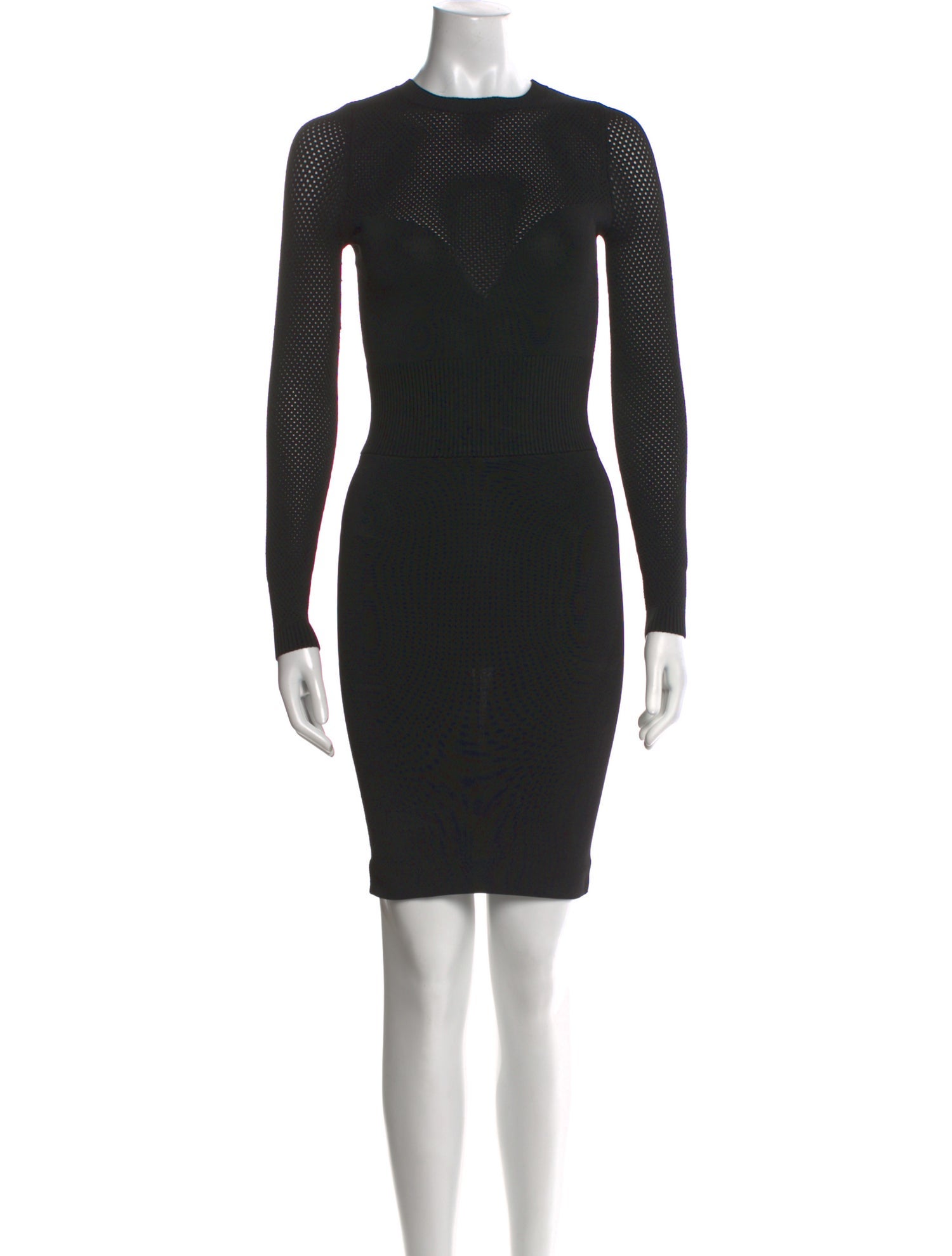 Fleur Du Mal Crew Neck Mini Dress