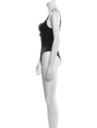 Fleur Du Mal V-Neck Sleeveless Bodysuit