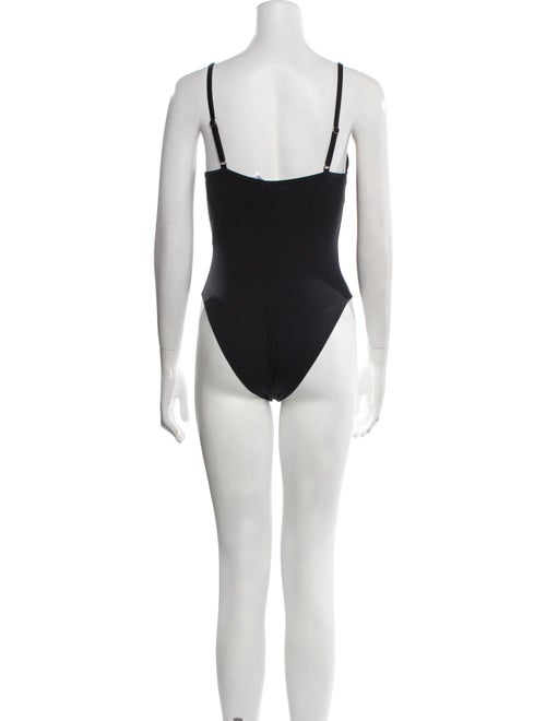 Fleur Du Mal V-Neck Sleeveless Bodysuit