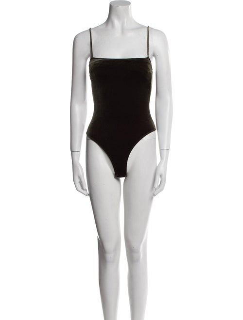 Fleur Du Mal Square Neckline Romper