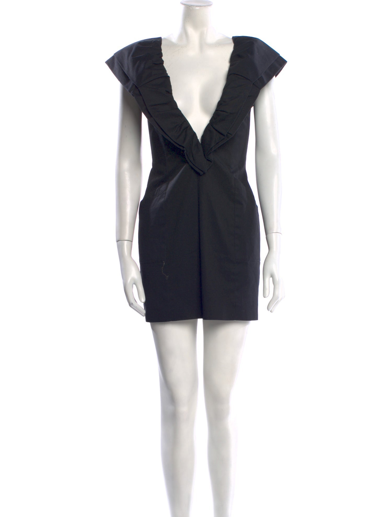Fleur Du Mal V-Neck Mini Dress