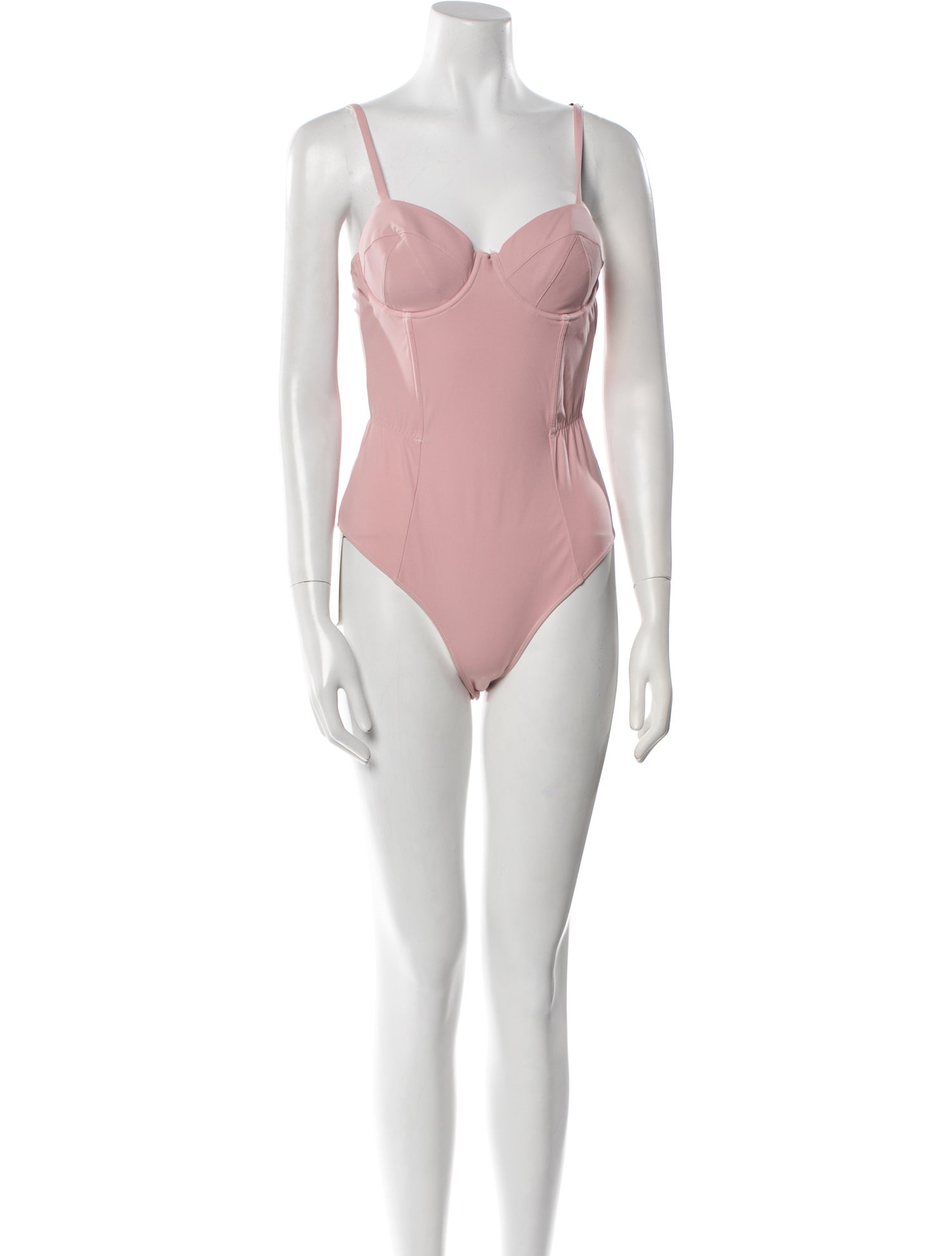 Fleur Du Mal Square Neckline Sleeveless Bodysuit