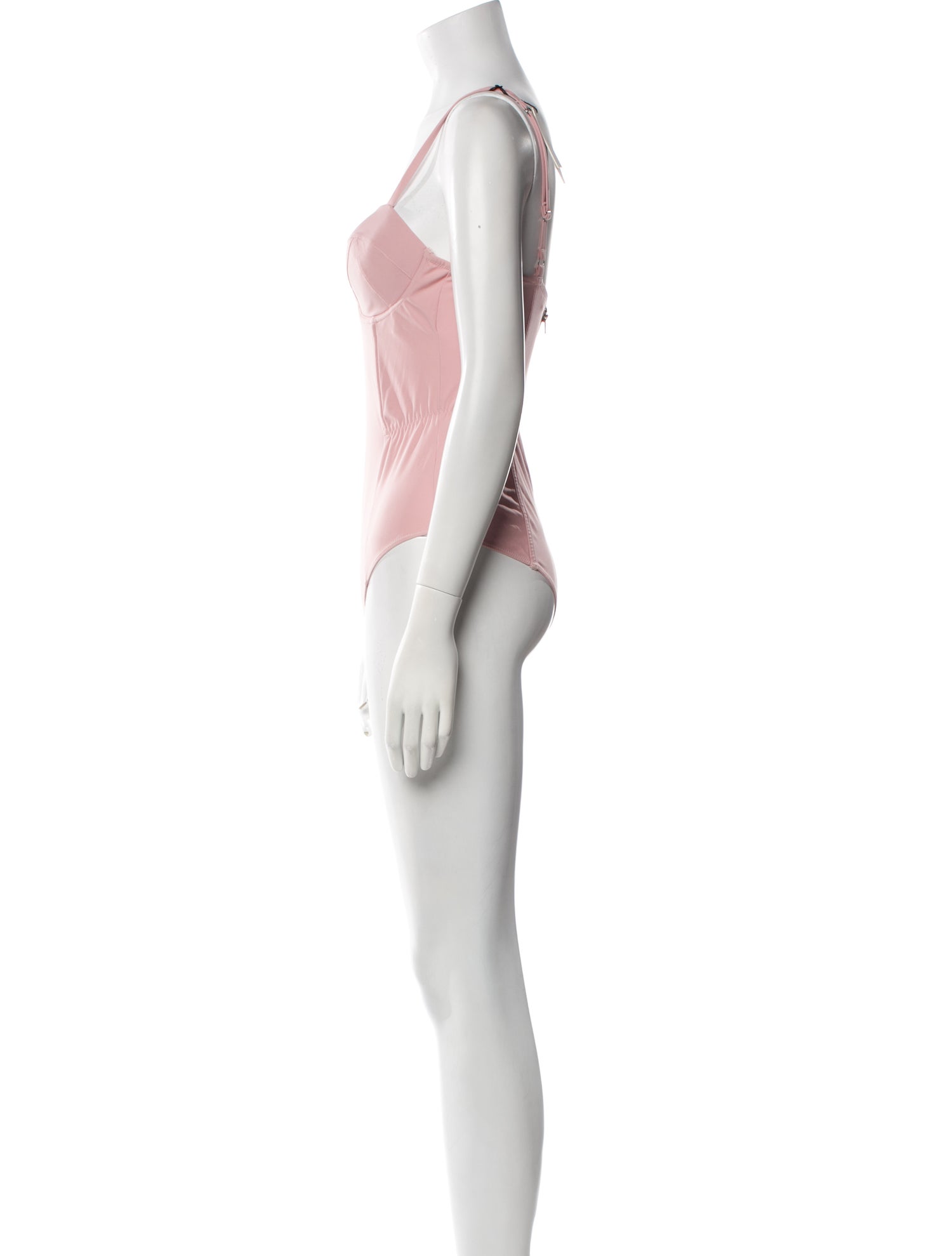 Fleur Du Mal Square Neckline Sleeveless Bodysuit