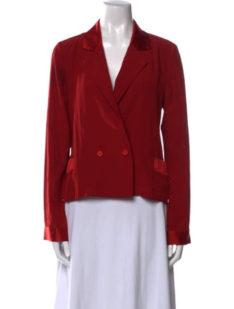 Fleur Du Mal Silk Long Sleeve Blouse