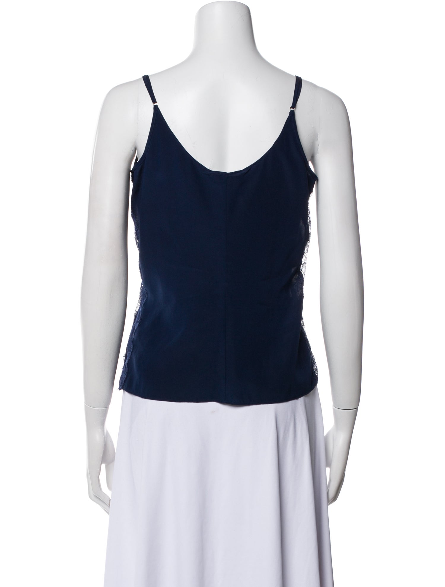 Fleur Du Mal Square Neckline Sleeveless Top