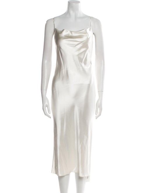 Fleur Du Mal Silk Midi Length Dress