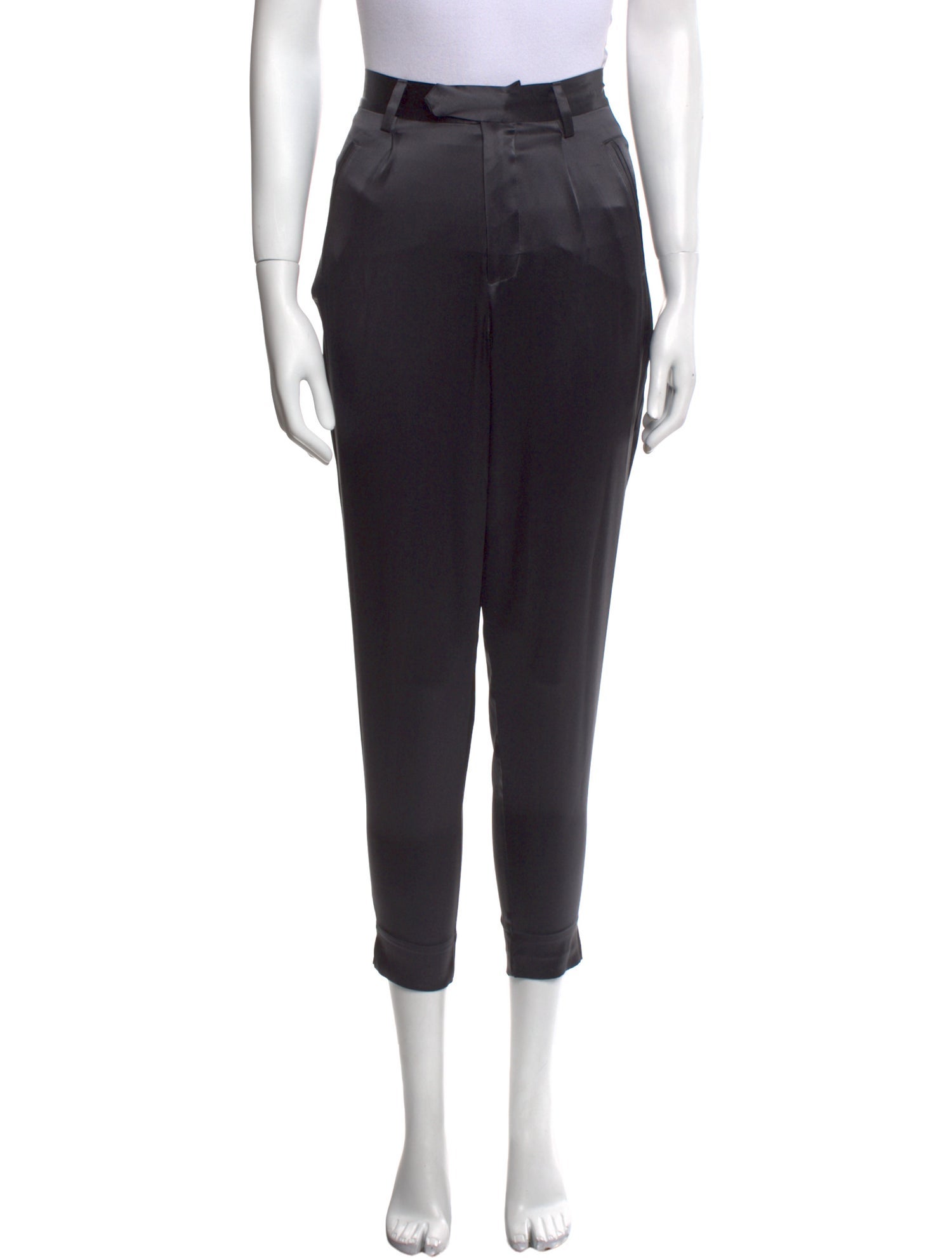 Fleur Du Mal Silk Skinny Leg Pants