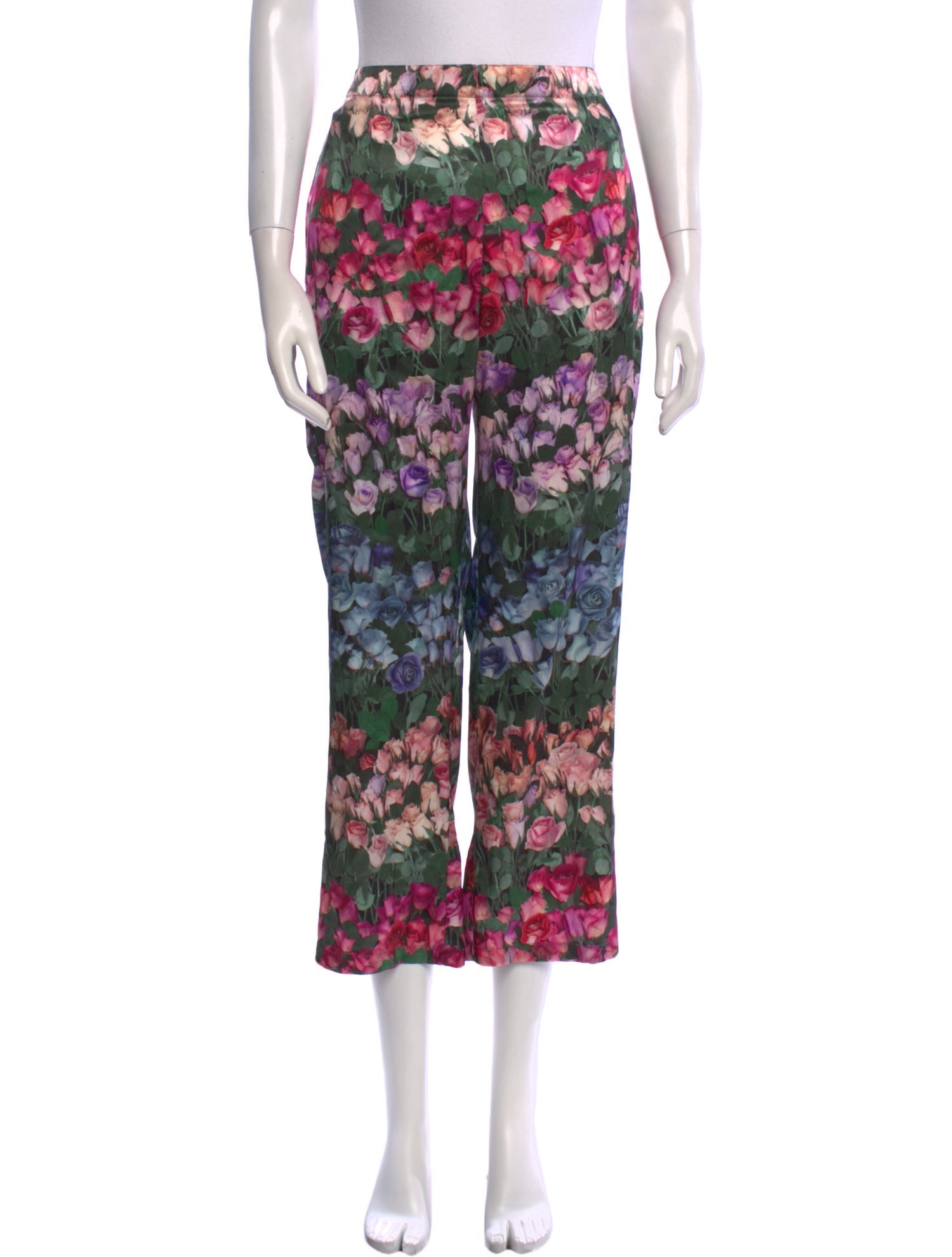 Fleur Du Mal Silk Straight Leg Pants w/ Tags