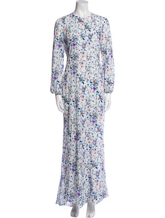 Fleur Du Mal Silk Long Dress