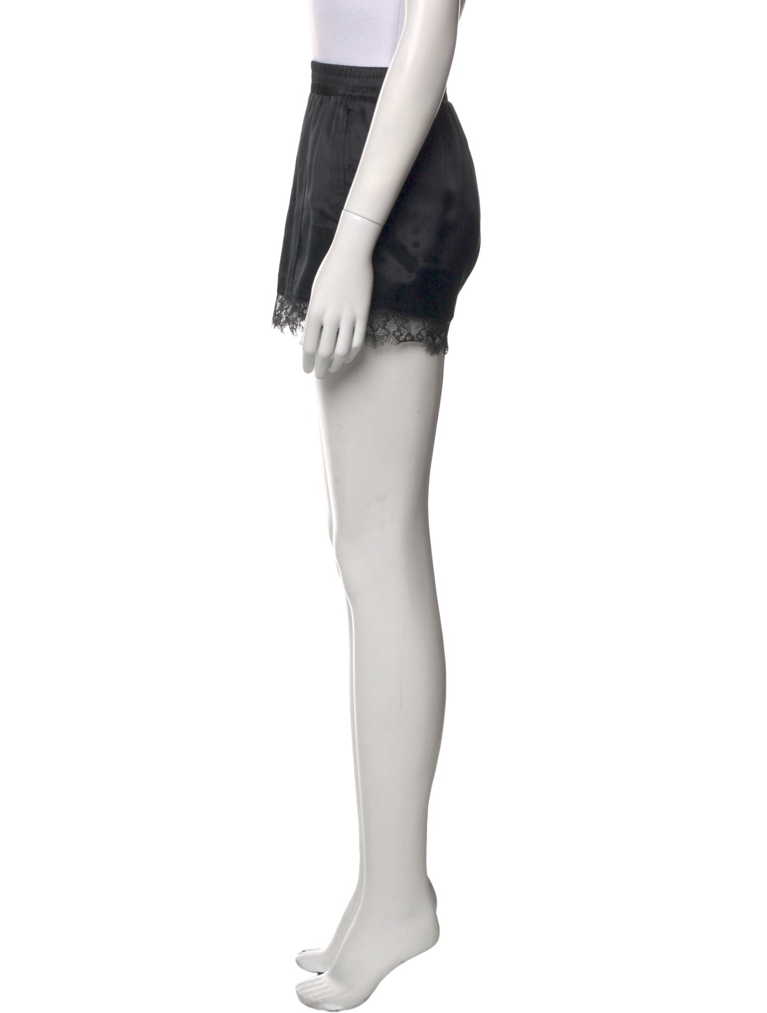 Fleur Du Mal Silk Mini Shorts