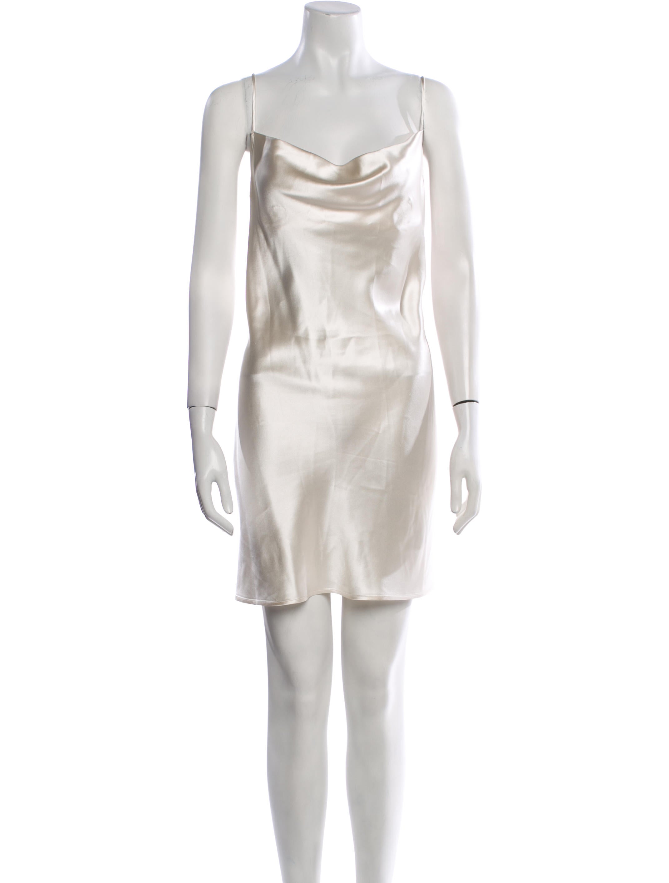 Fleur Du Mal Silk Mini Dress