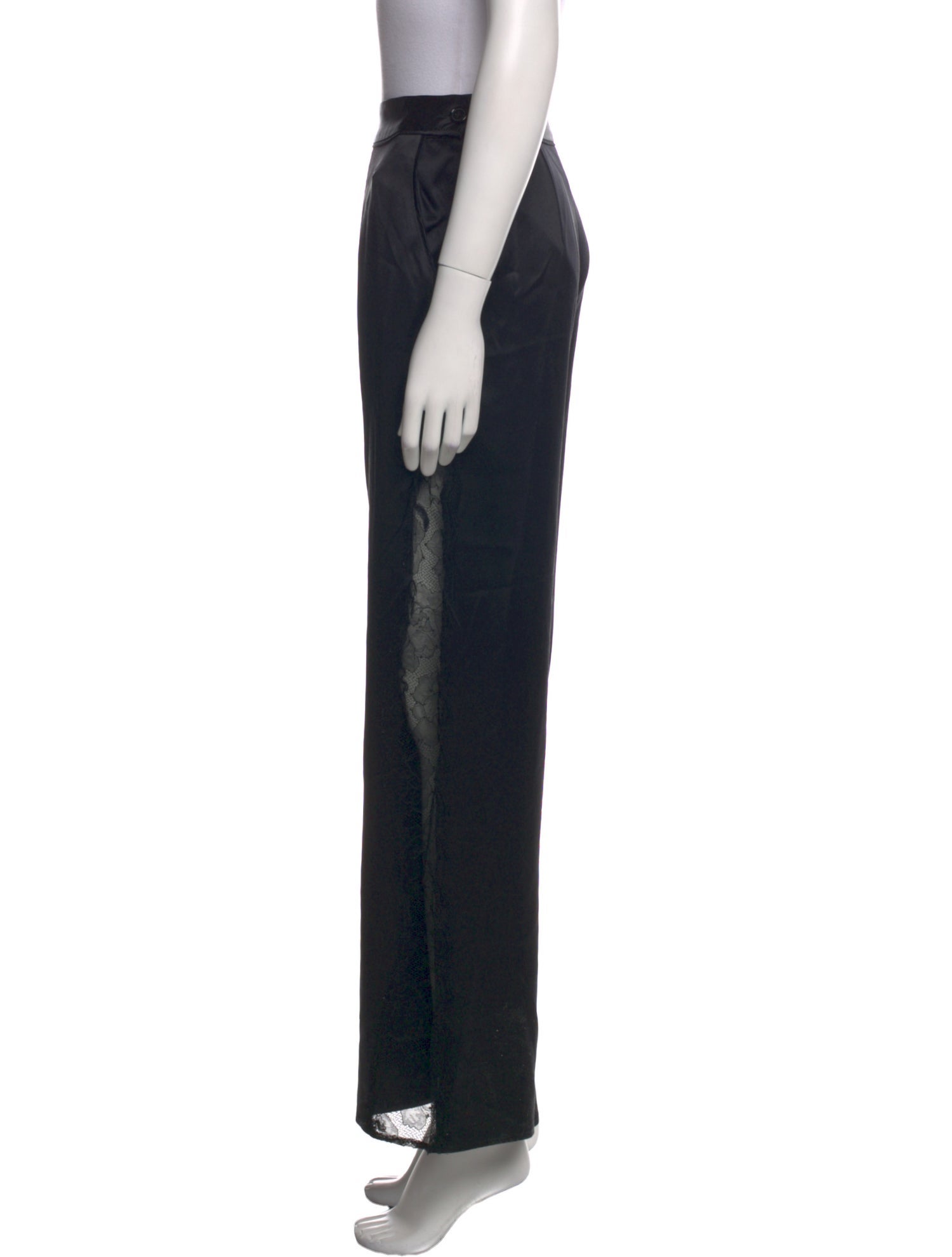 Fleur Du Mal Silk Wide Leg Pants