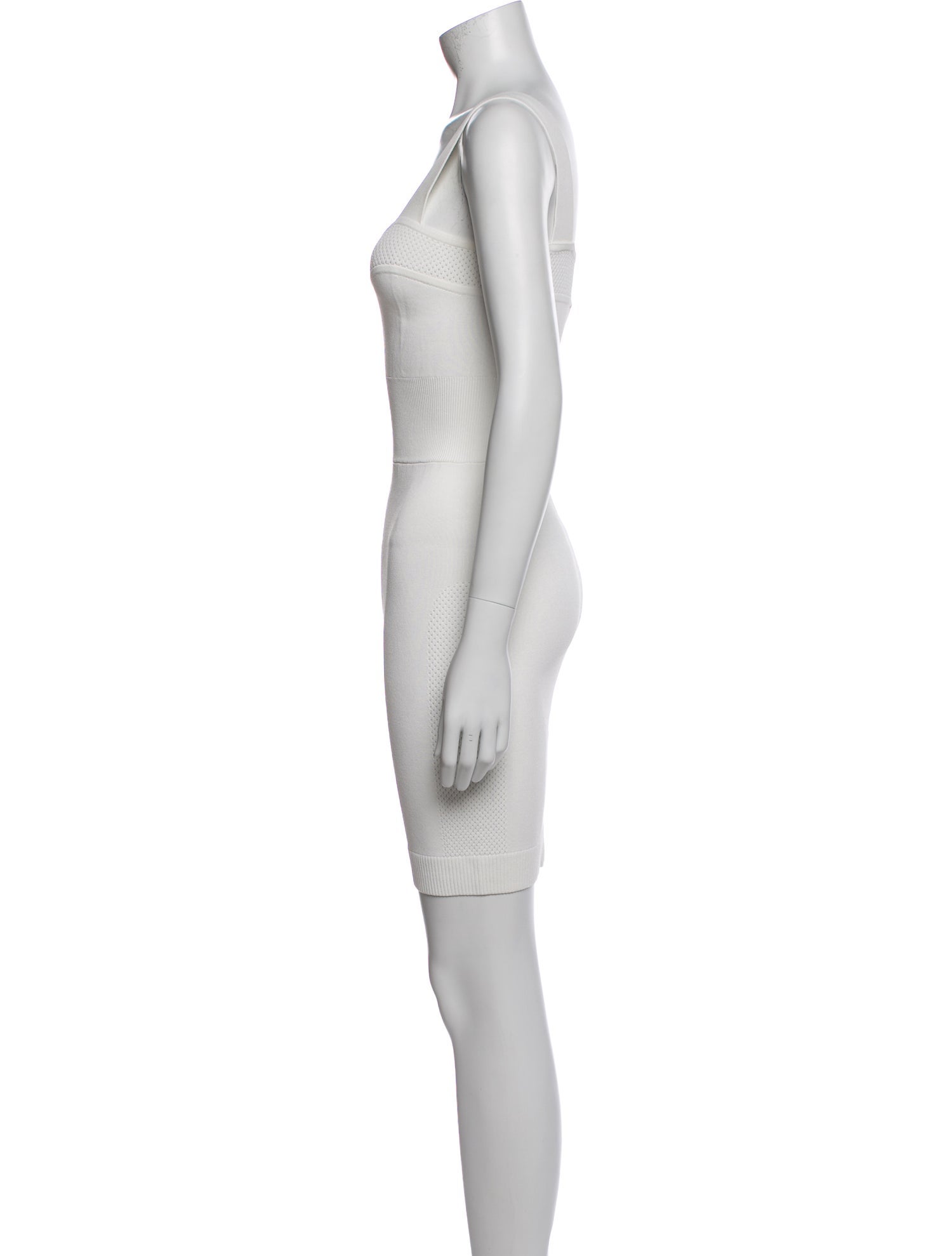 Fleur Du Mal Square Neckline Mini Dress