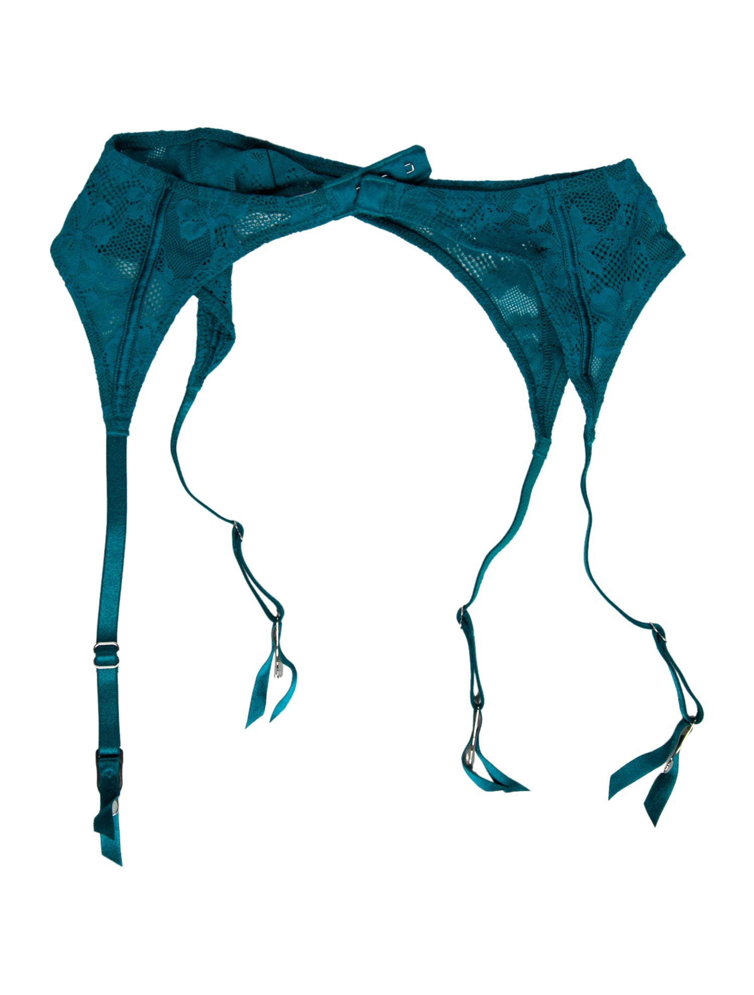 Fleur Du Mal Nylon Eyelet Trim Pajamas w/ Tags