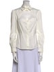 Fleur Du Mal Long Sleeve Button-Up Top