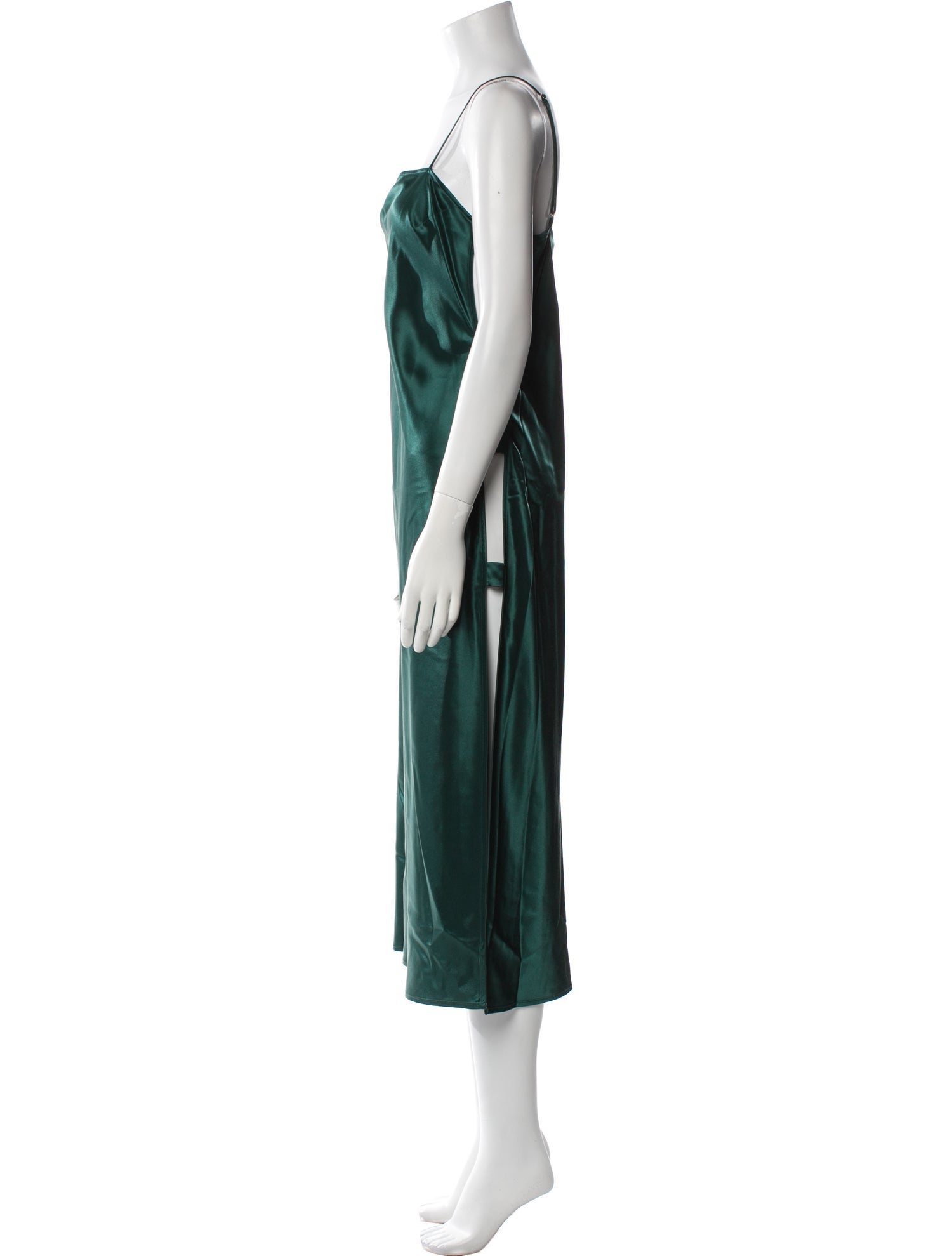 Fleur Du Mal Silk Midi Length Dress