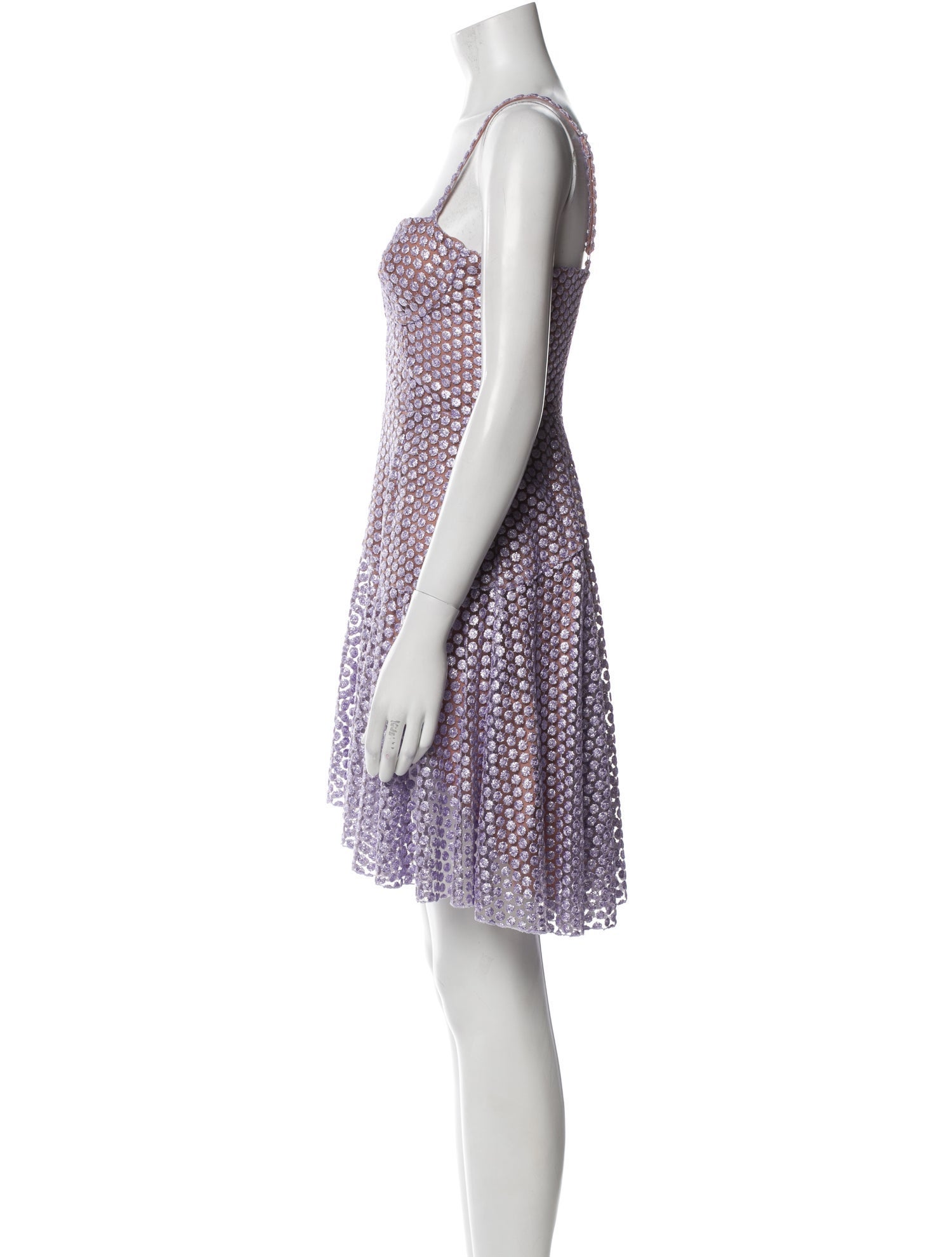 Fleur Du Mal Printed Mini Dress w/ Tags