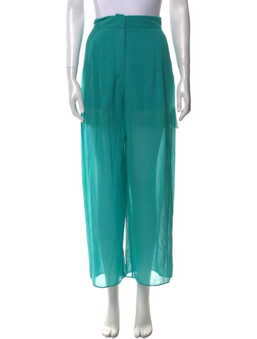 Fleur Du Mal Silk Straight Leg Pants