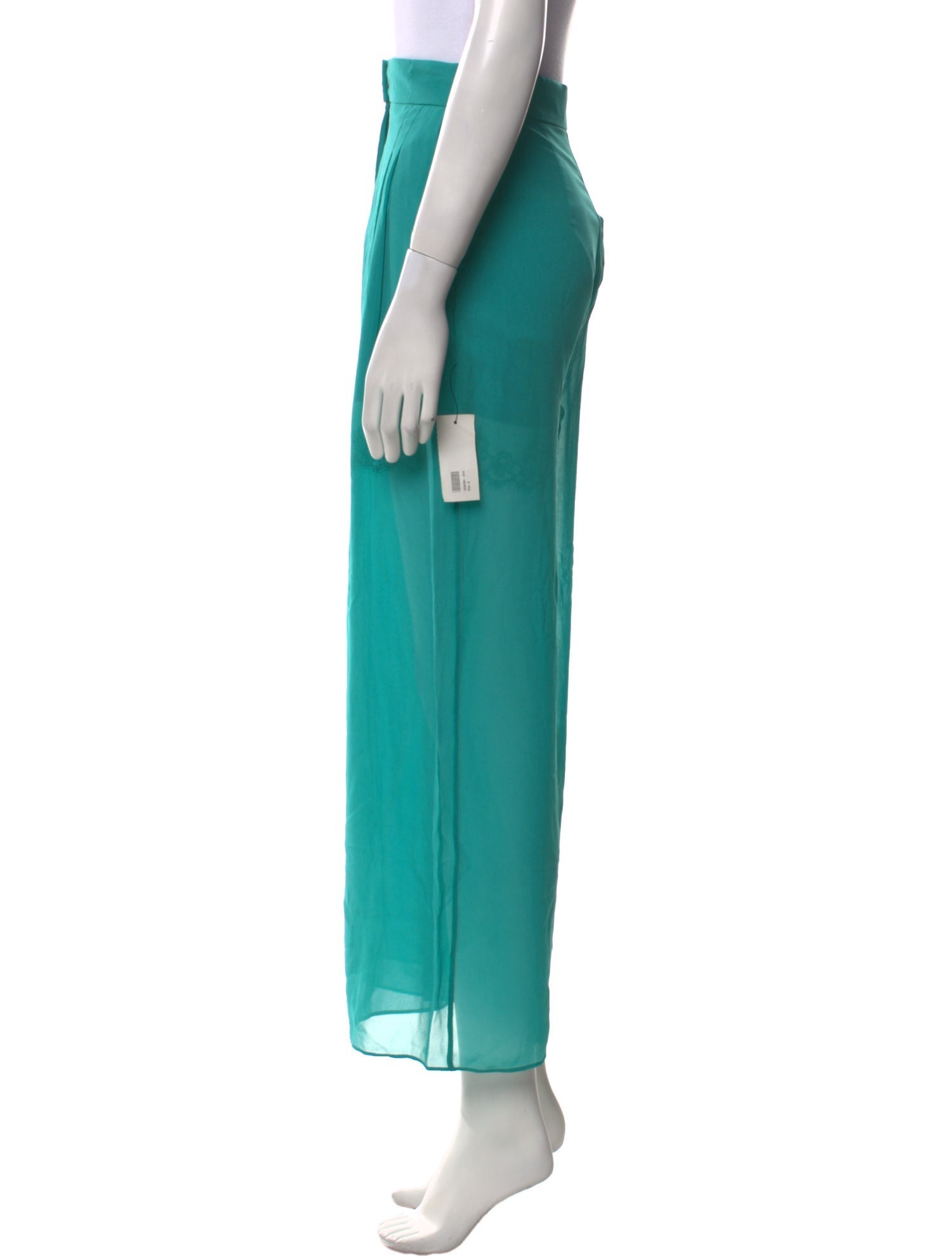 Fleur Du Mal Silk Straight Leg Pants