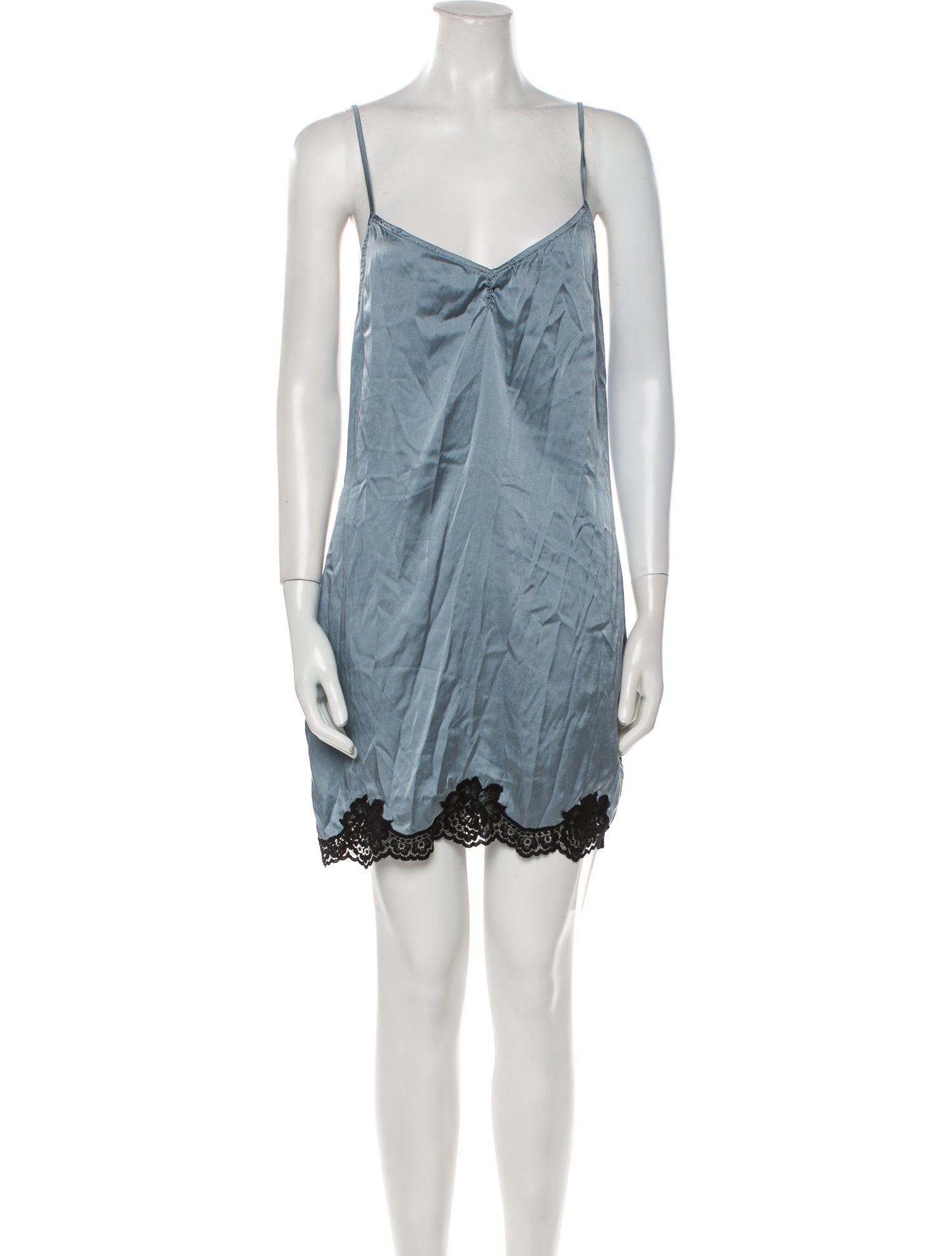 Fleur Du Mal Silk Mini Dress