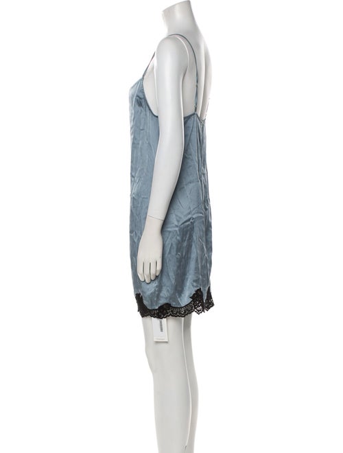 Fleur Du Mal Silk Mini Dress