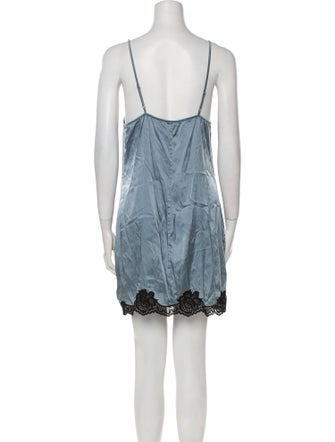 Fleur Du Mal Silk Mini Dress