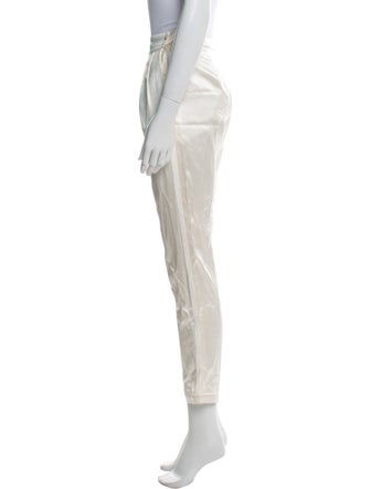 Fleur Du Mal Silk Straight Leg Pants