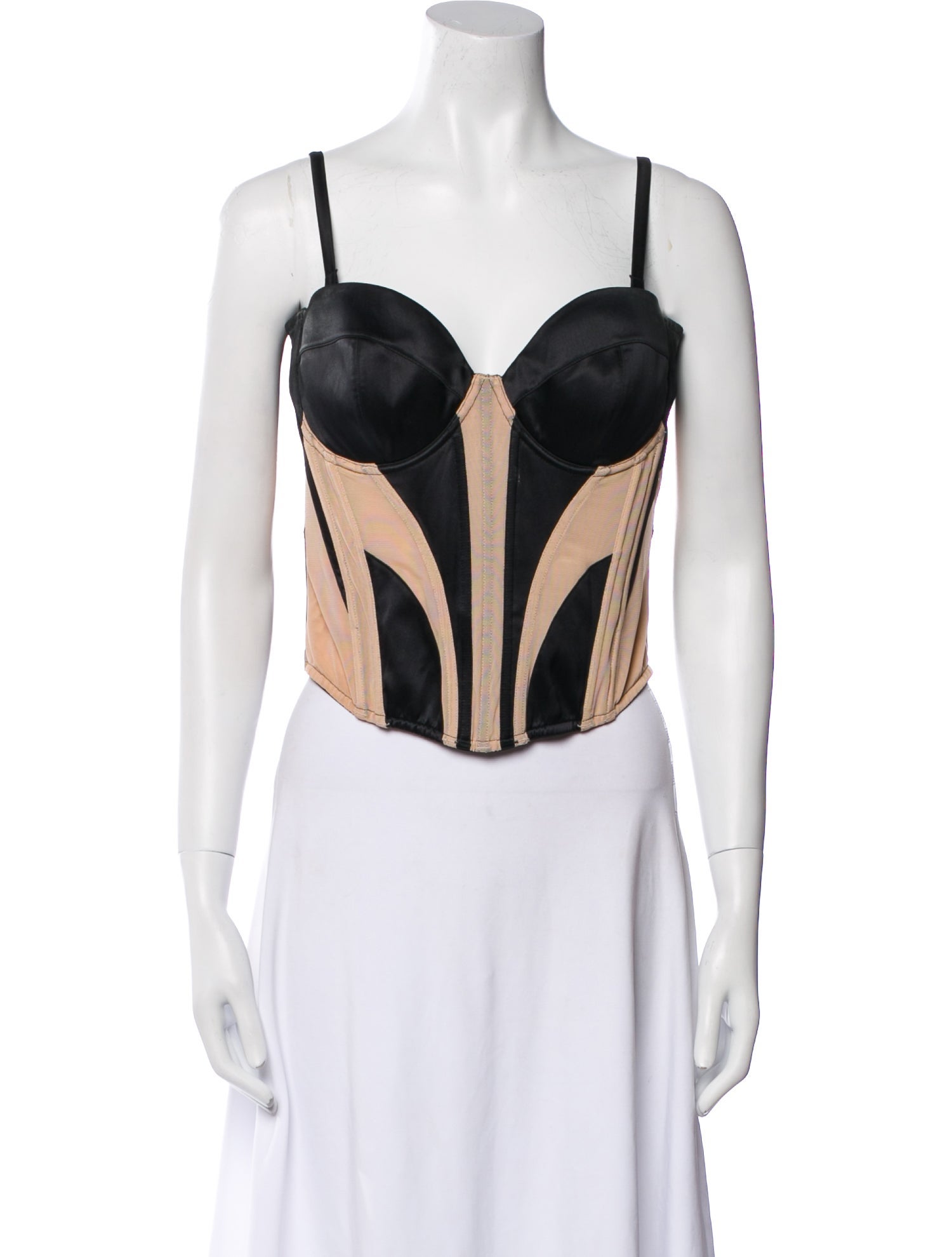 Fleur Du Mal Silk Printed Crop Top