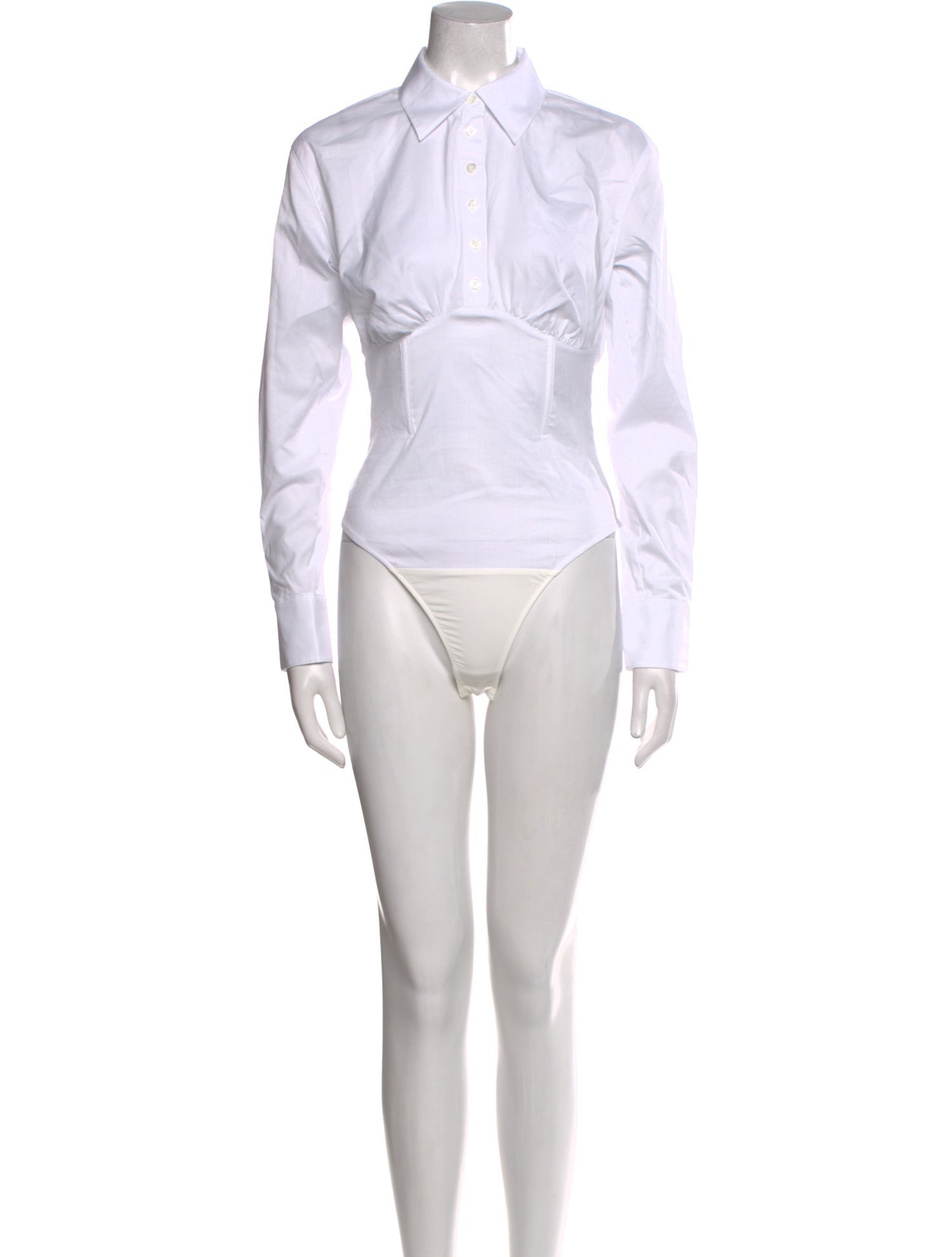 Fleur Du Mal Mock Neck Long Sleeve Bodysuit w/ Tags