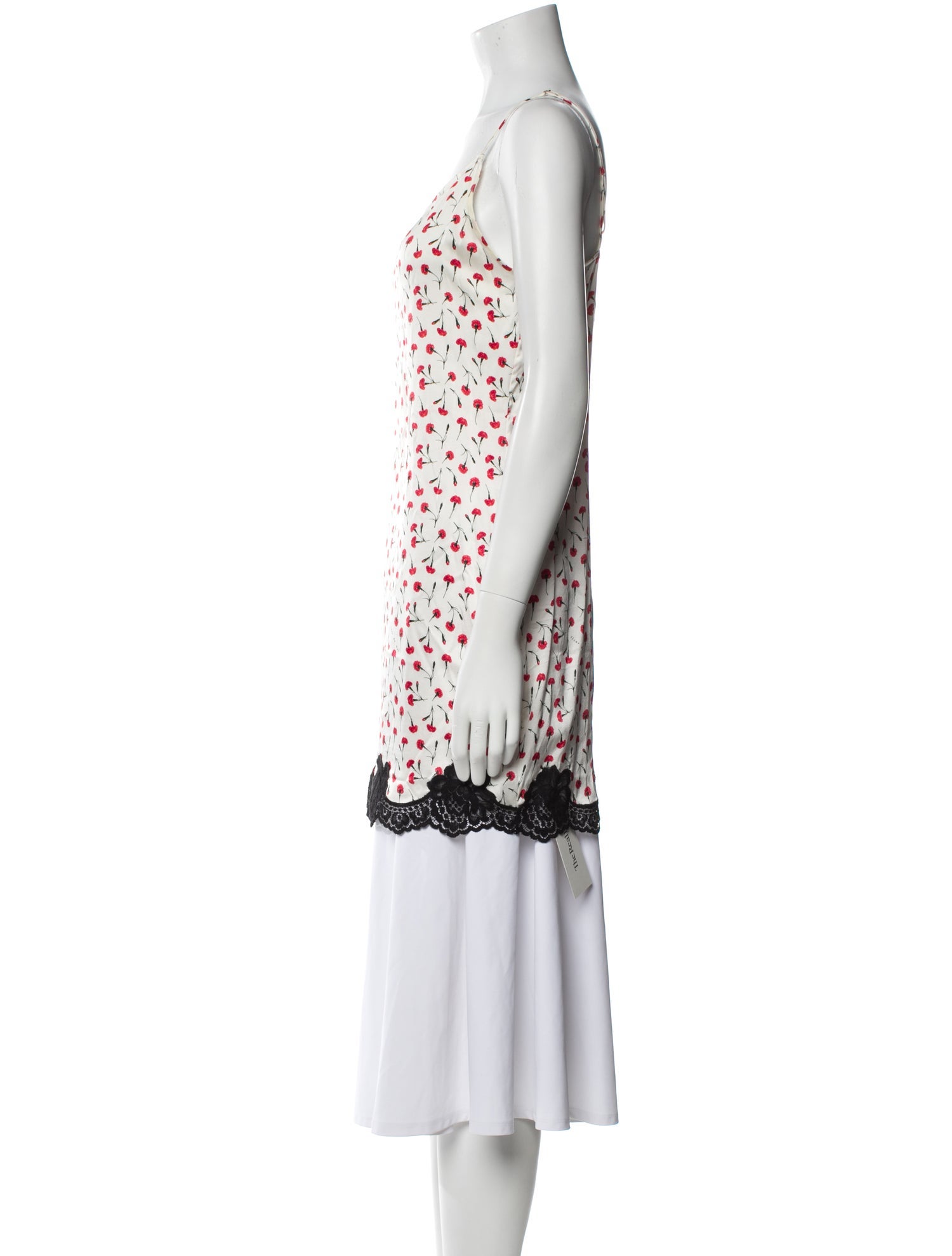 Fleur Du Mal Silk Floral Print Nightgown