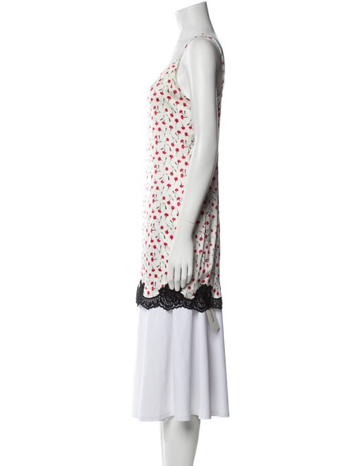 Fleur Du Mal Silk Floral Print Nightgown